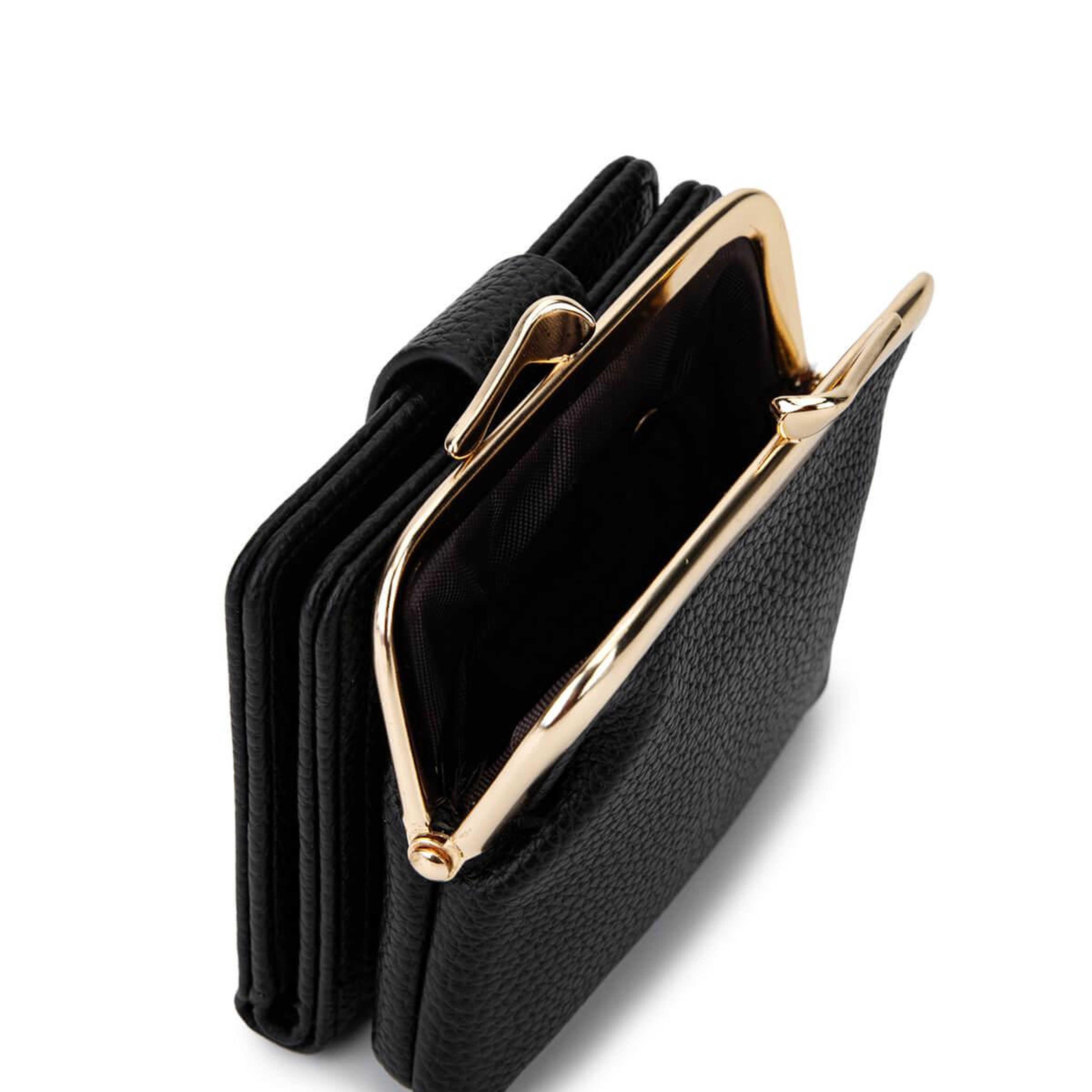 Tamer Tanca Kadın Suni Deri Siyah Cüzdan