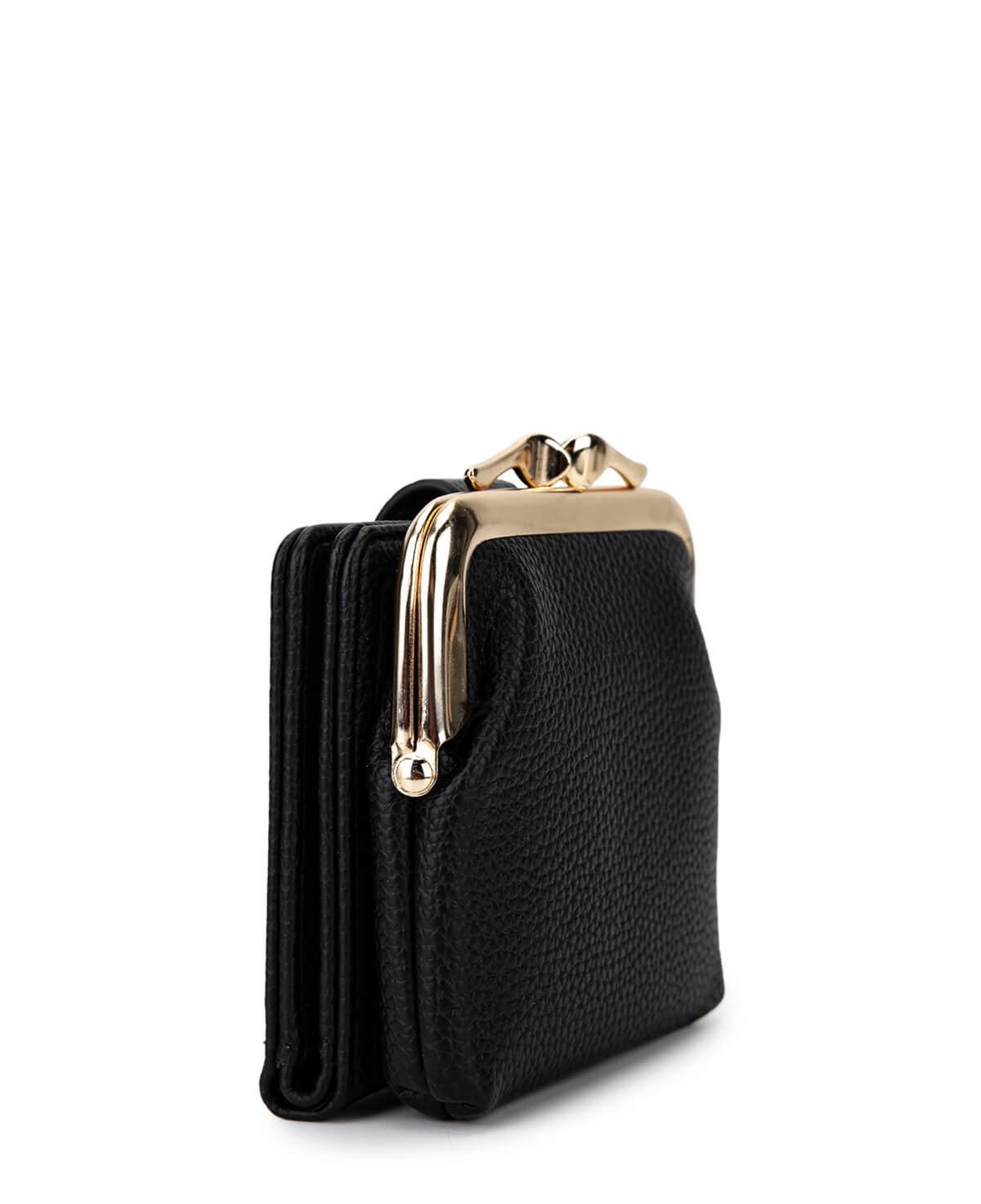 Tamer Tanca Kadın Suni Deri Siyah Cüzdan