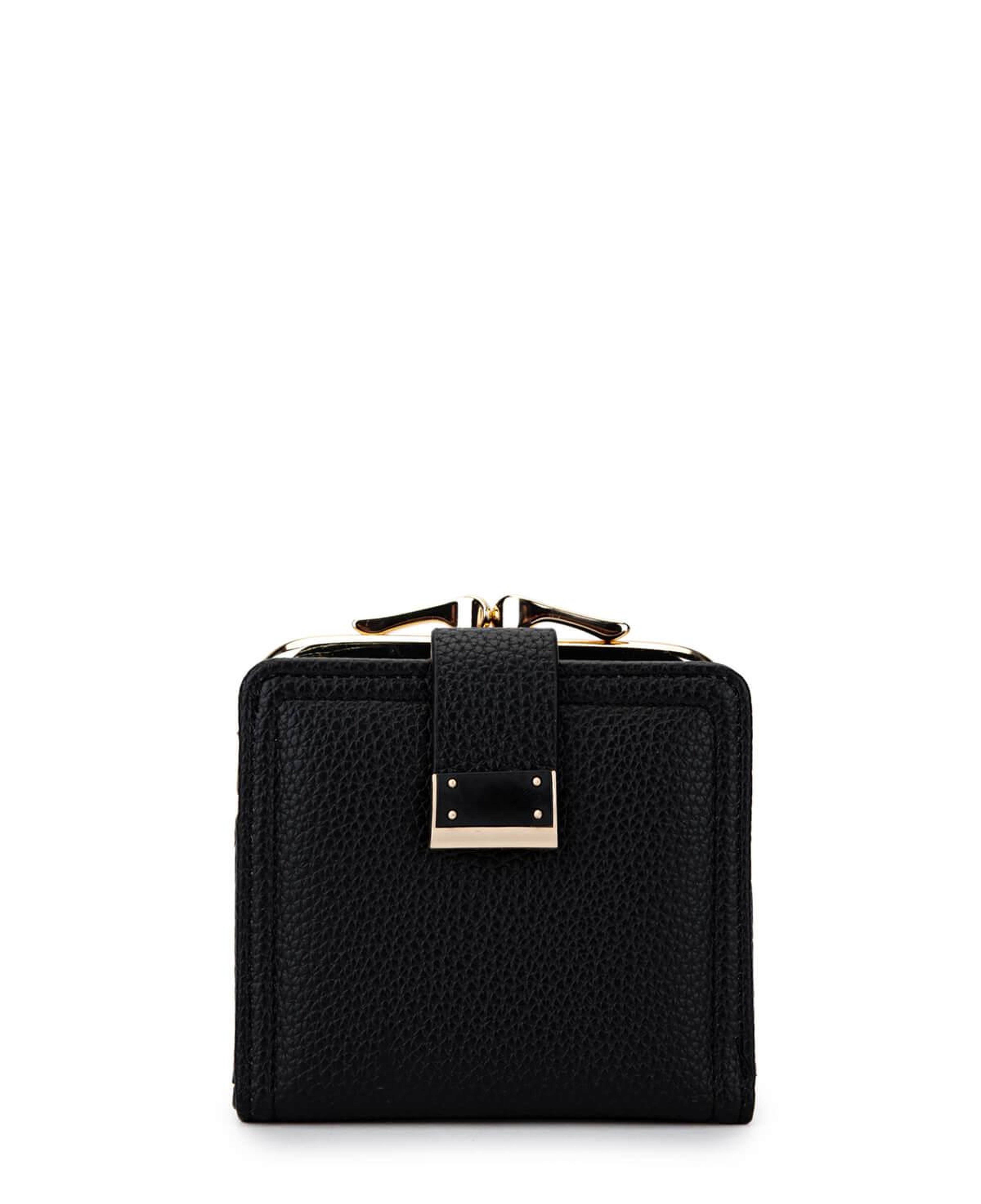 Tamer Tanca Kadın Suni Deri Siyah Cüzdan