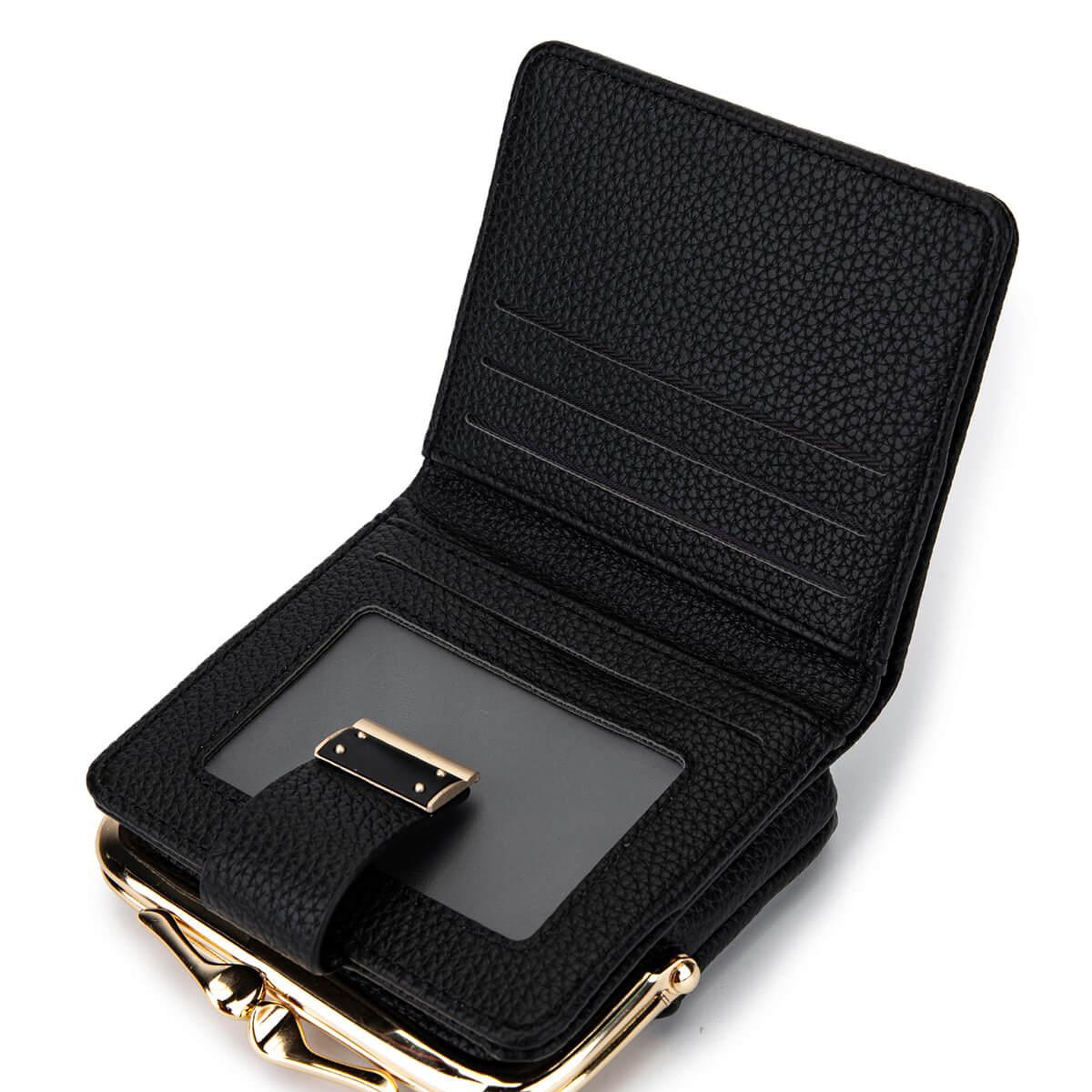 Tamer Tanca Kadın Suni Deri Siyah Cüzdan