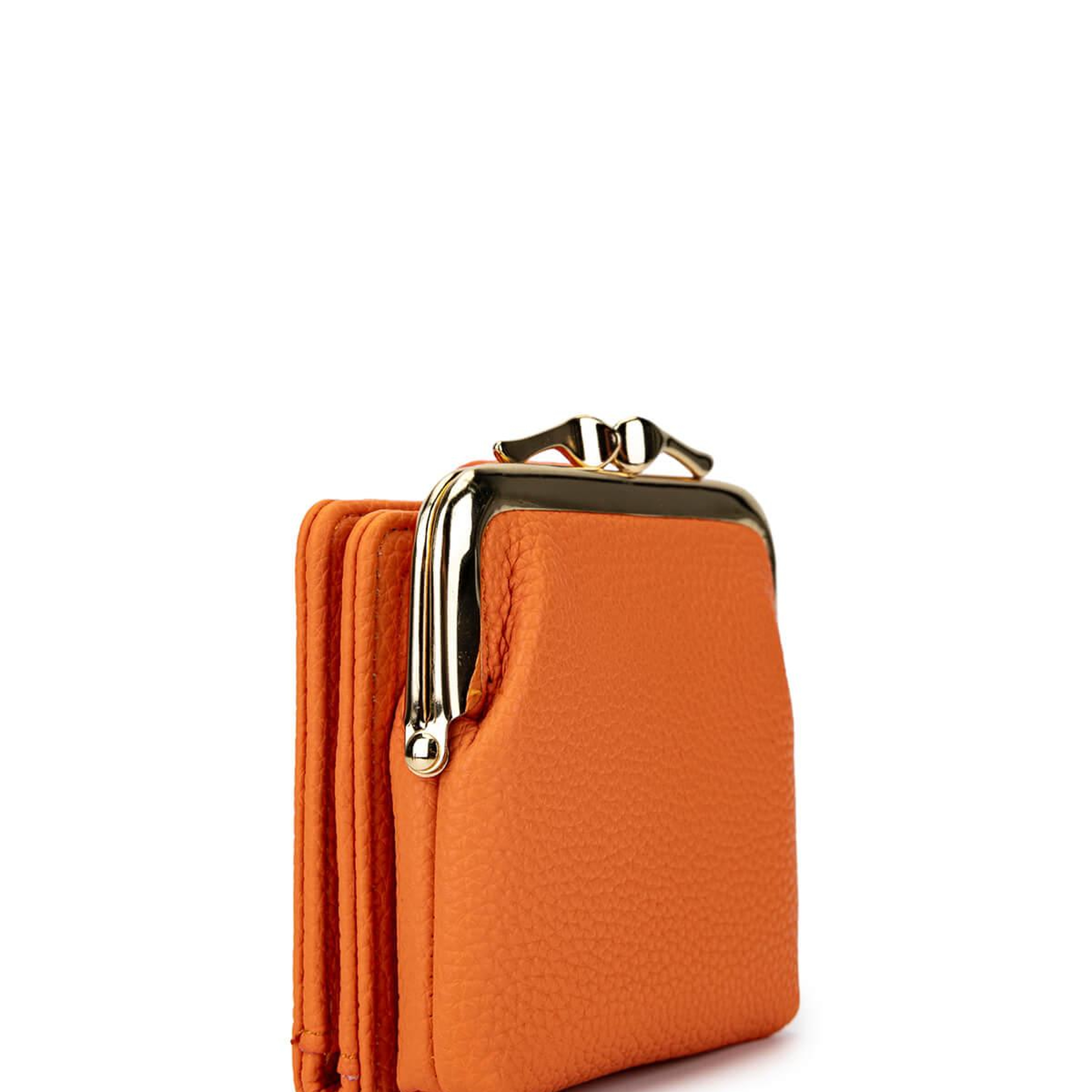 Tamer Tanca Kadın Suni Deri Turuncu Cüzdan