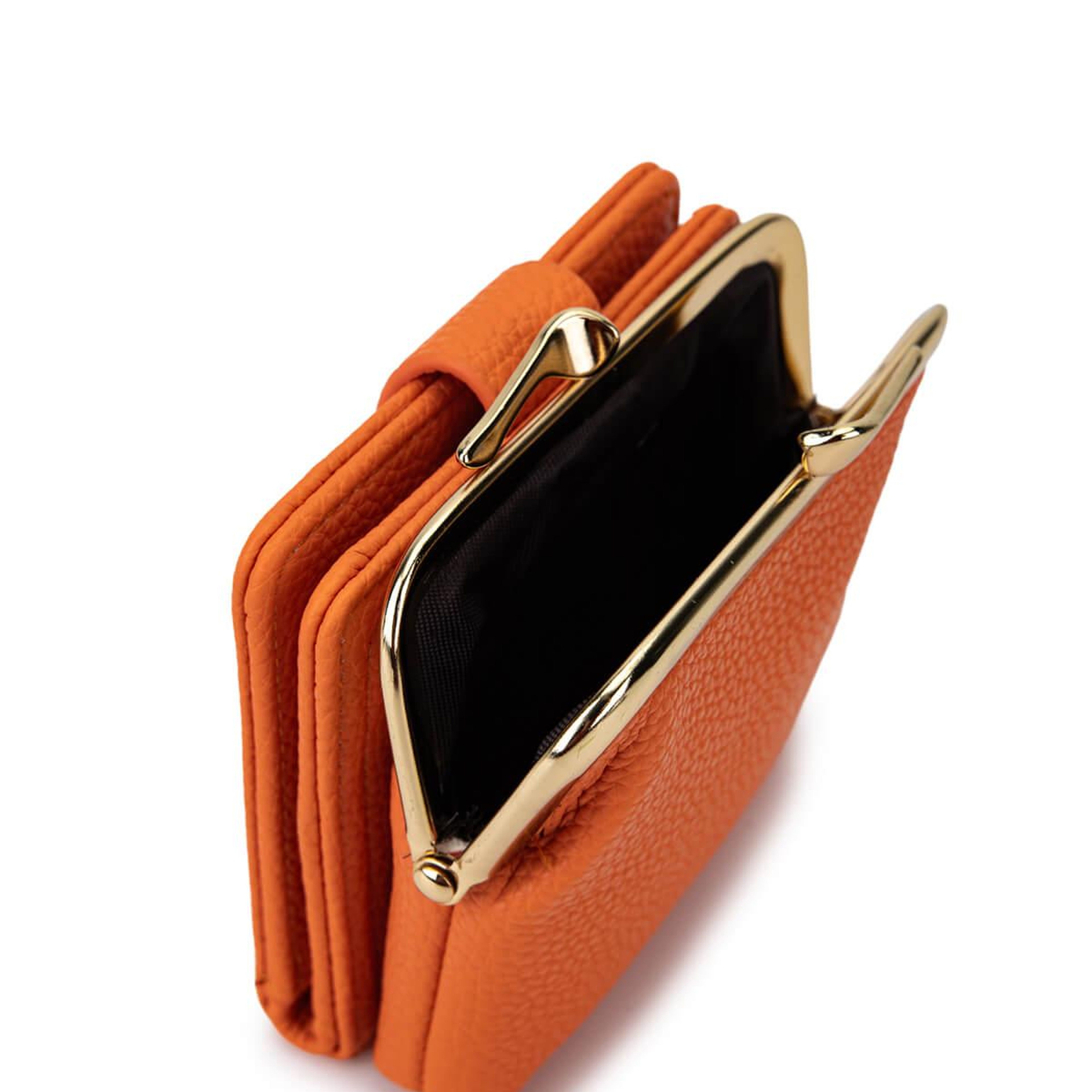 Tamer Tanca Kadın Suni Deri Turuncu Cüzdan