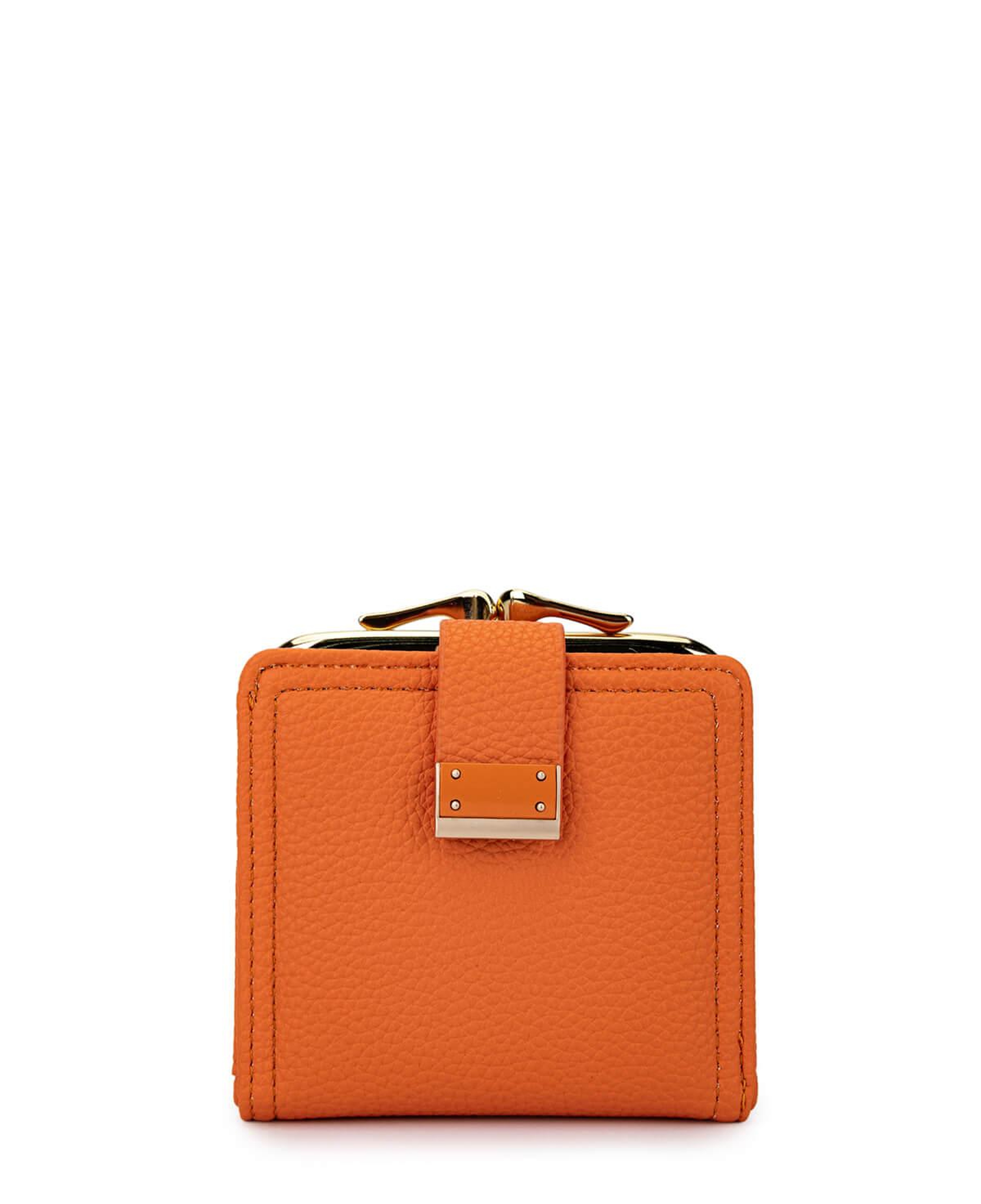 Tamer Tanca Kadın Suni Deri Turuncu Cüzdan