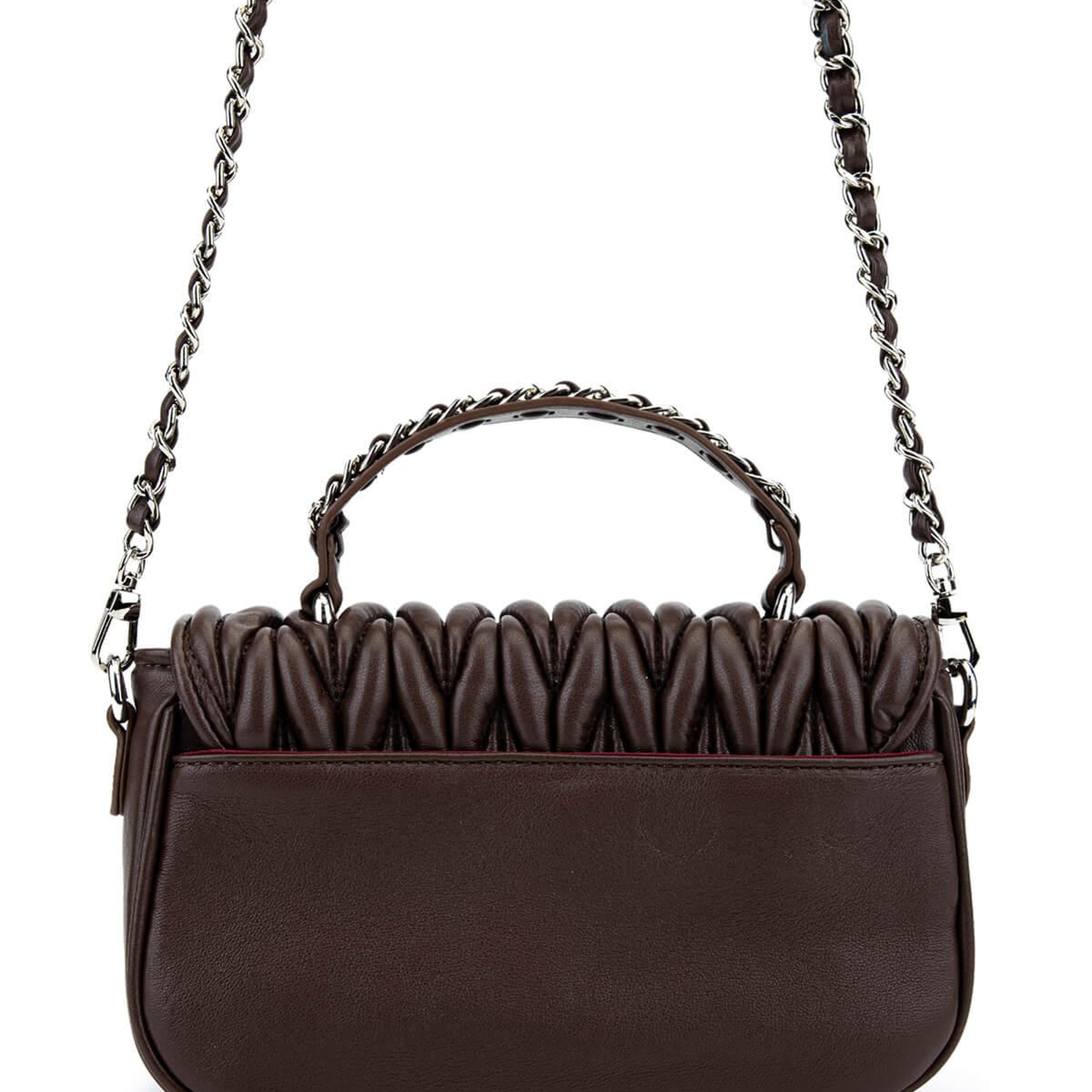 Tamer Tanca Kadın Suni Deri Kahverengi Omuz Çanta