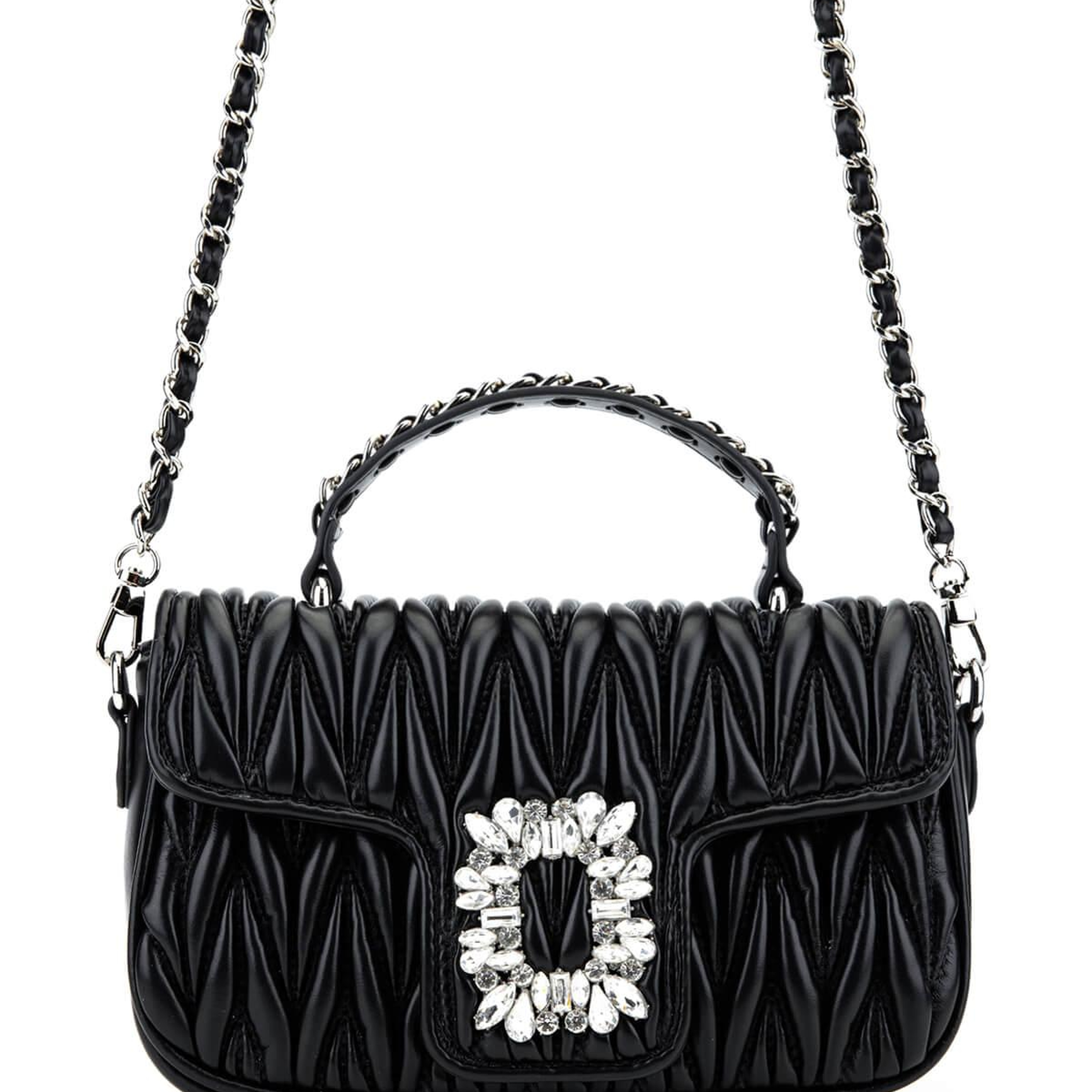 Tamer Tanca Kadın Suni Deri Siyah Omuz Çanta