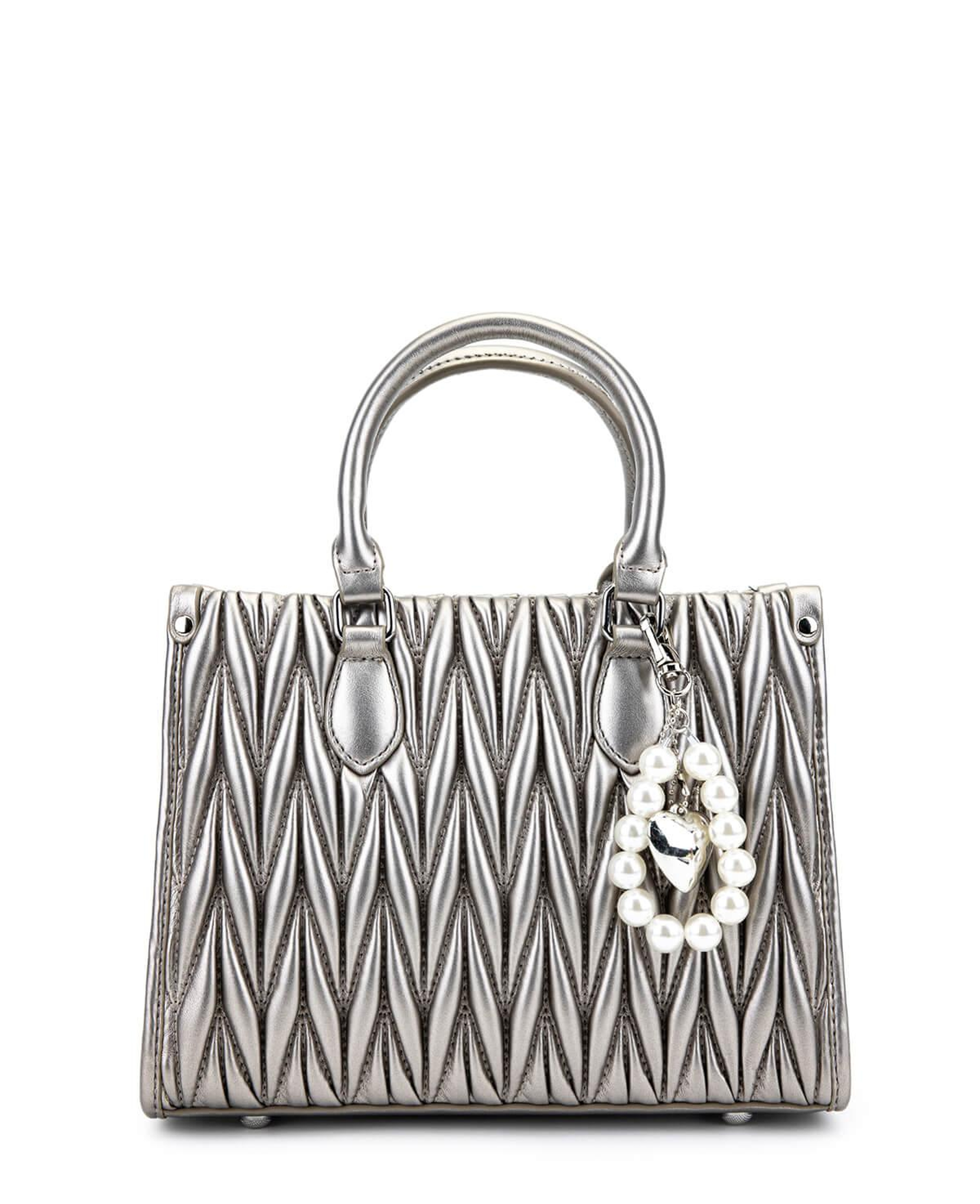 Tamer Tanca Kadın Suni Deri Metalik Omuz Çanta