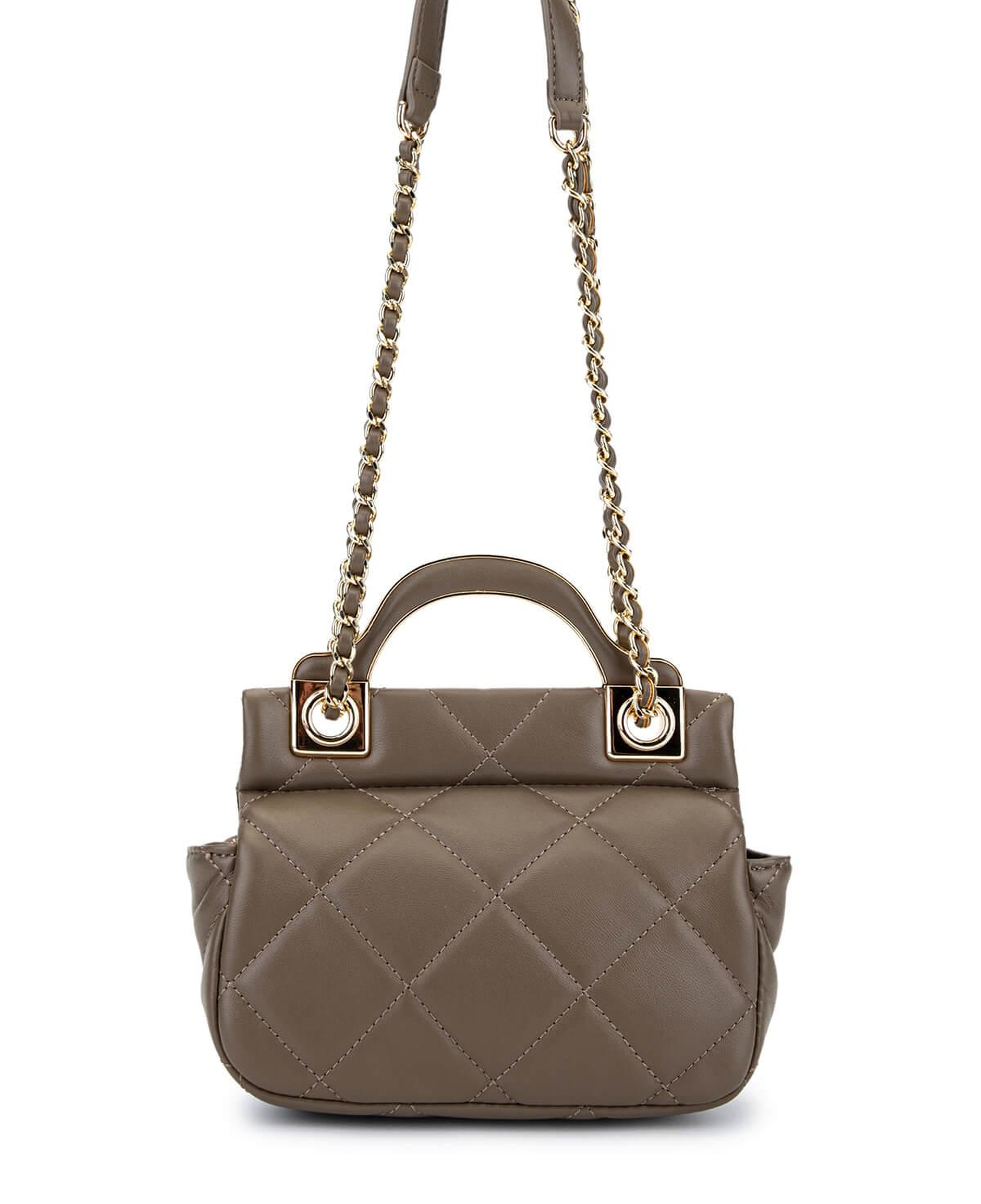 Tamer Tanca Kadın Suni Deri Gri Omuz Çanta