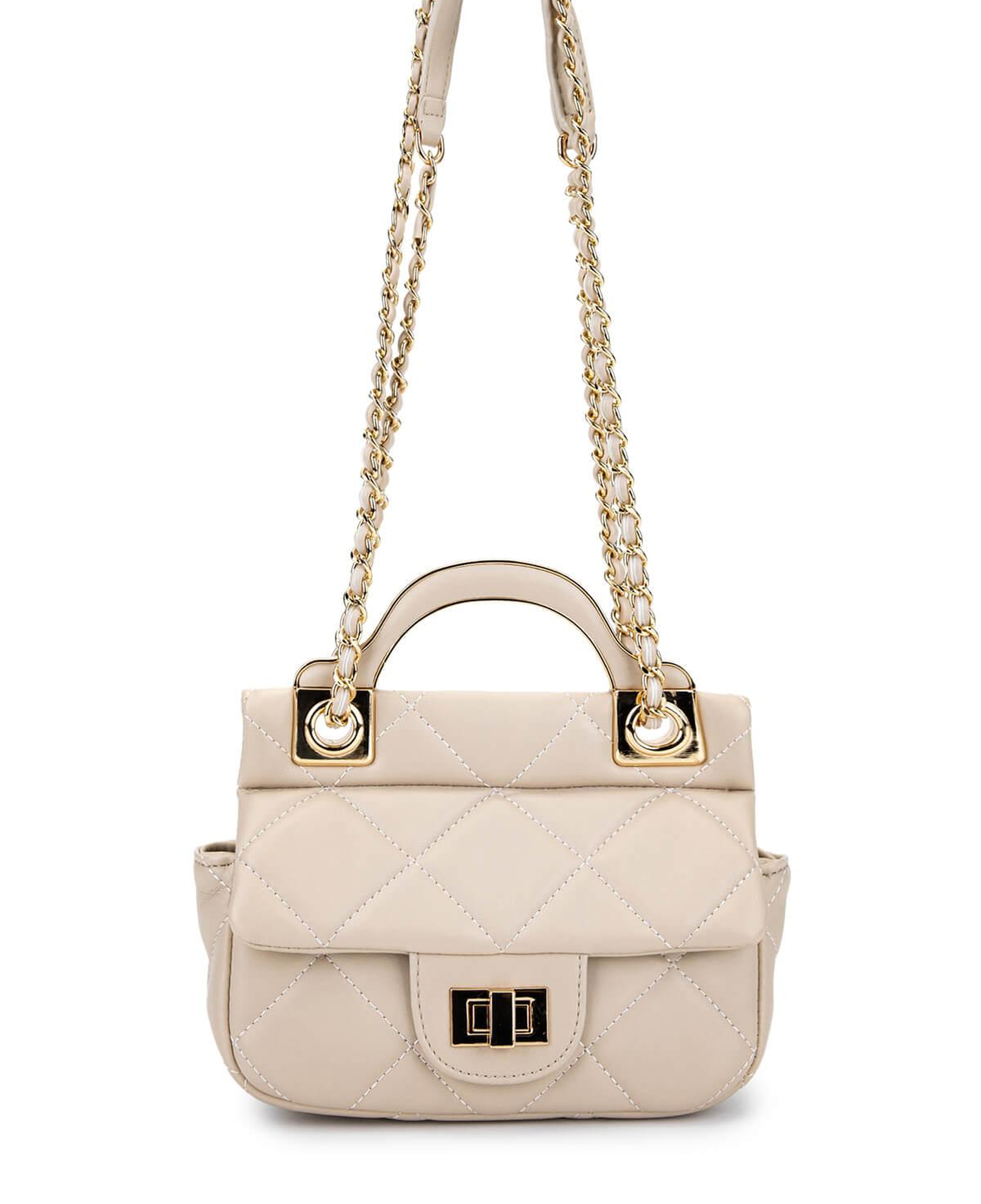 Tamer Tanca Kadın Suni Deri Taupe Omuz Çanta