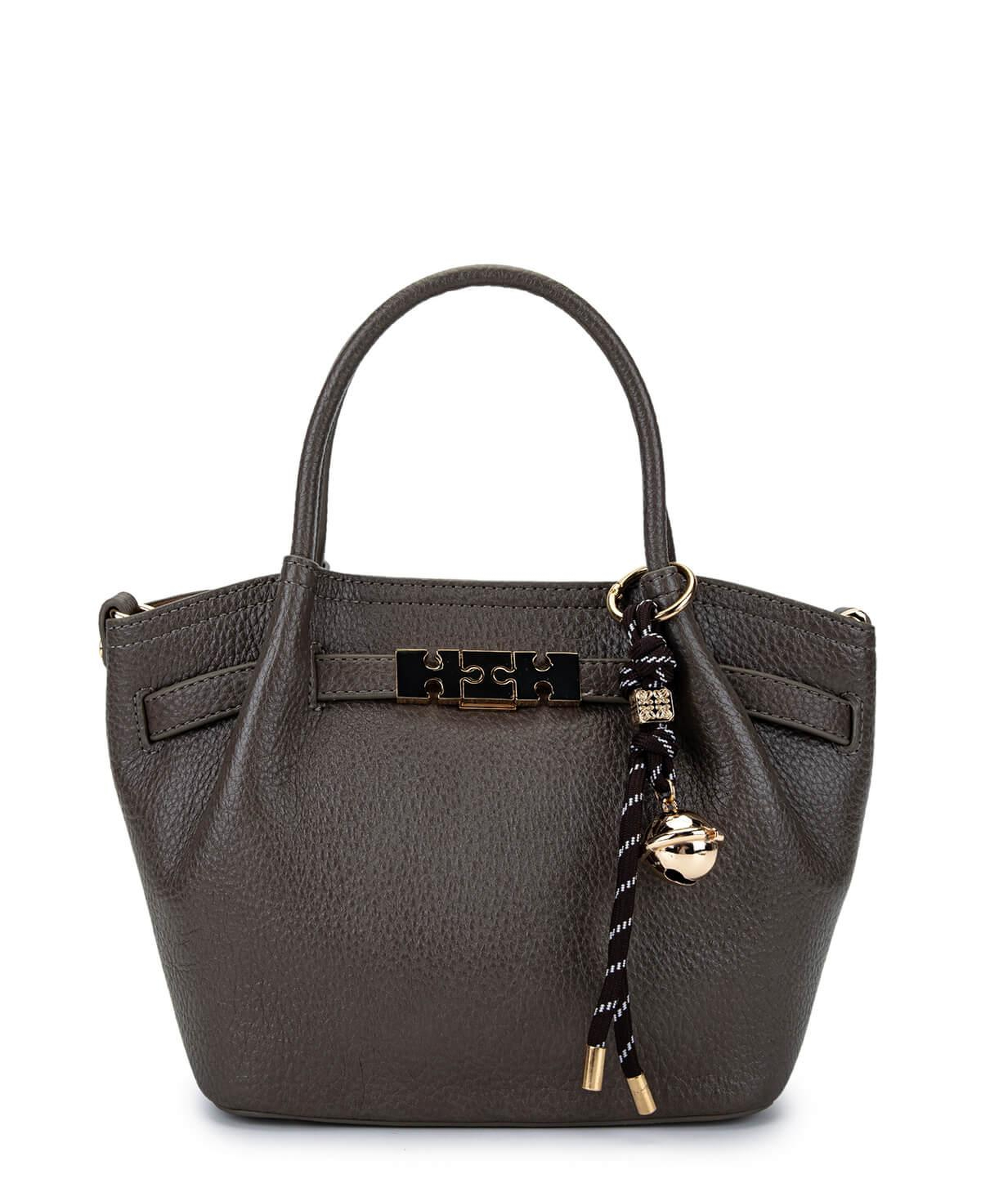 Tamer Tanca Kadın Suni Deri Gri Omuz Çanta