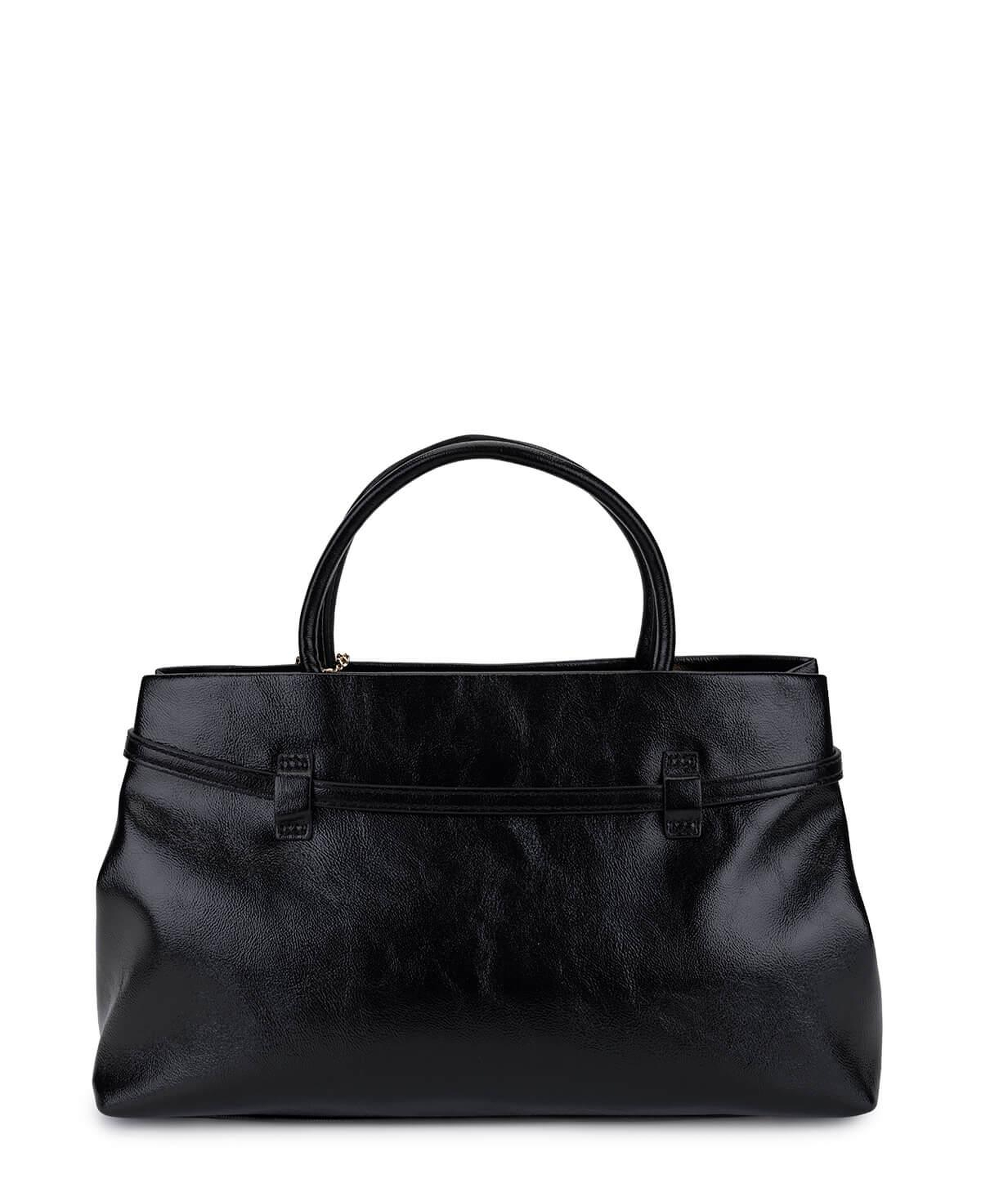 Tamer Tanca Kadın Suni Deri Siyah Omuz Çanta