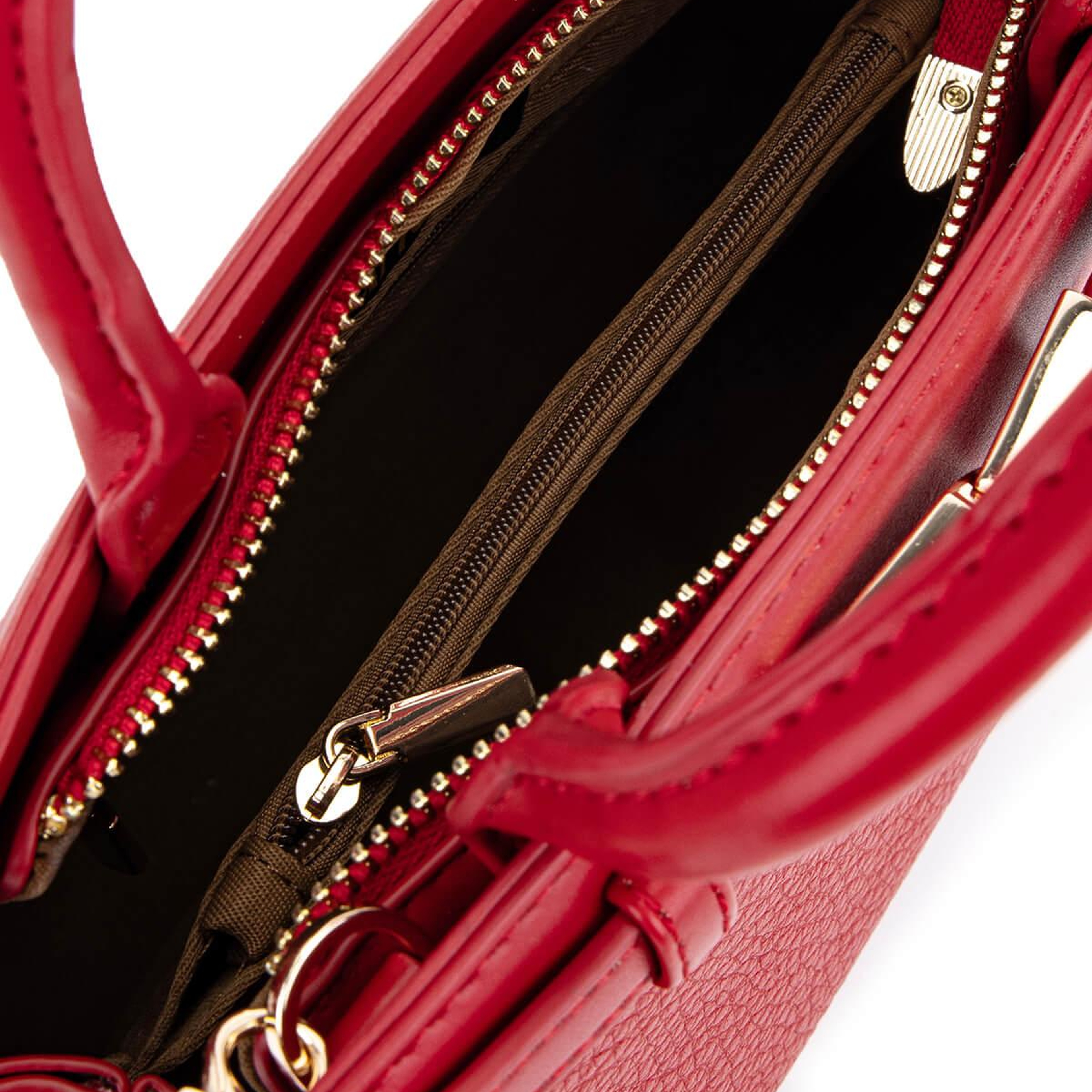 Tamer Tanca Kadın Suni Deri Kırmızı Omuz Çanta