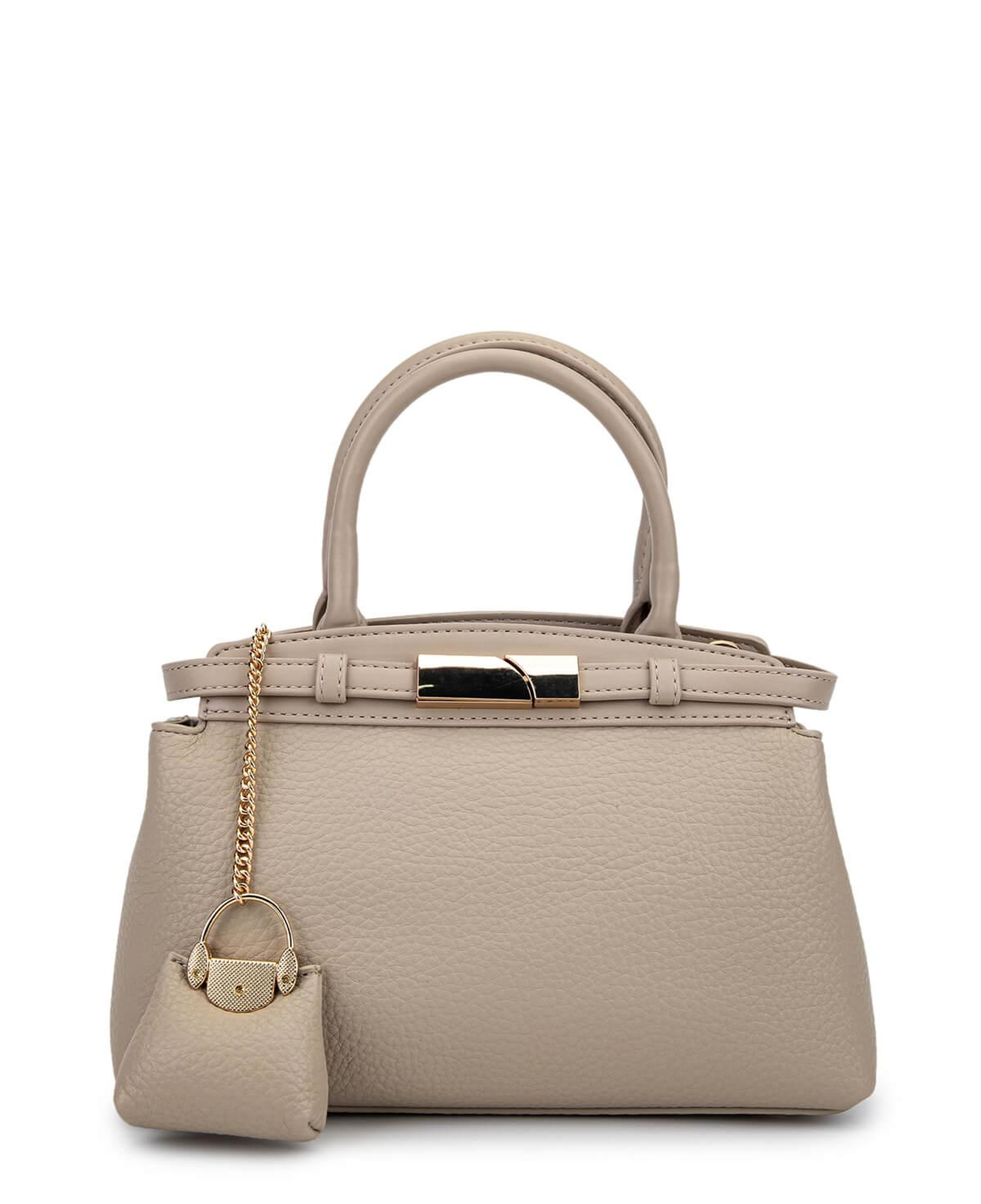 Tamer Tanca Kadın Suni Deri Taupe Omuz Çanta