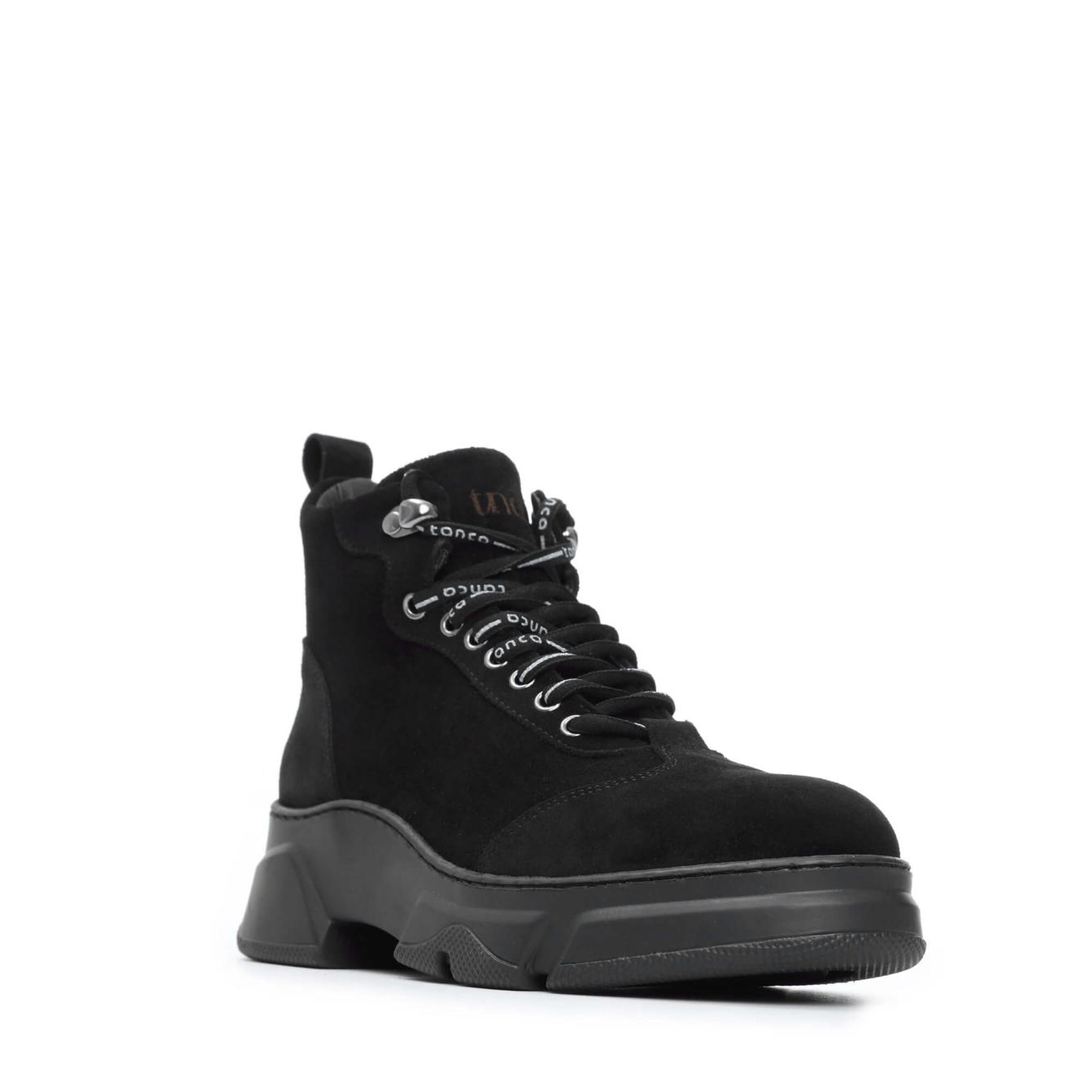 Tamer Tanca Kadın Hakiki Deri Siyah Süet Günlük Bot