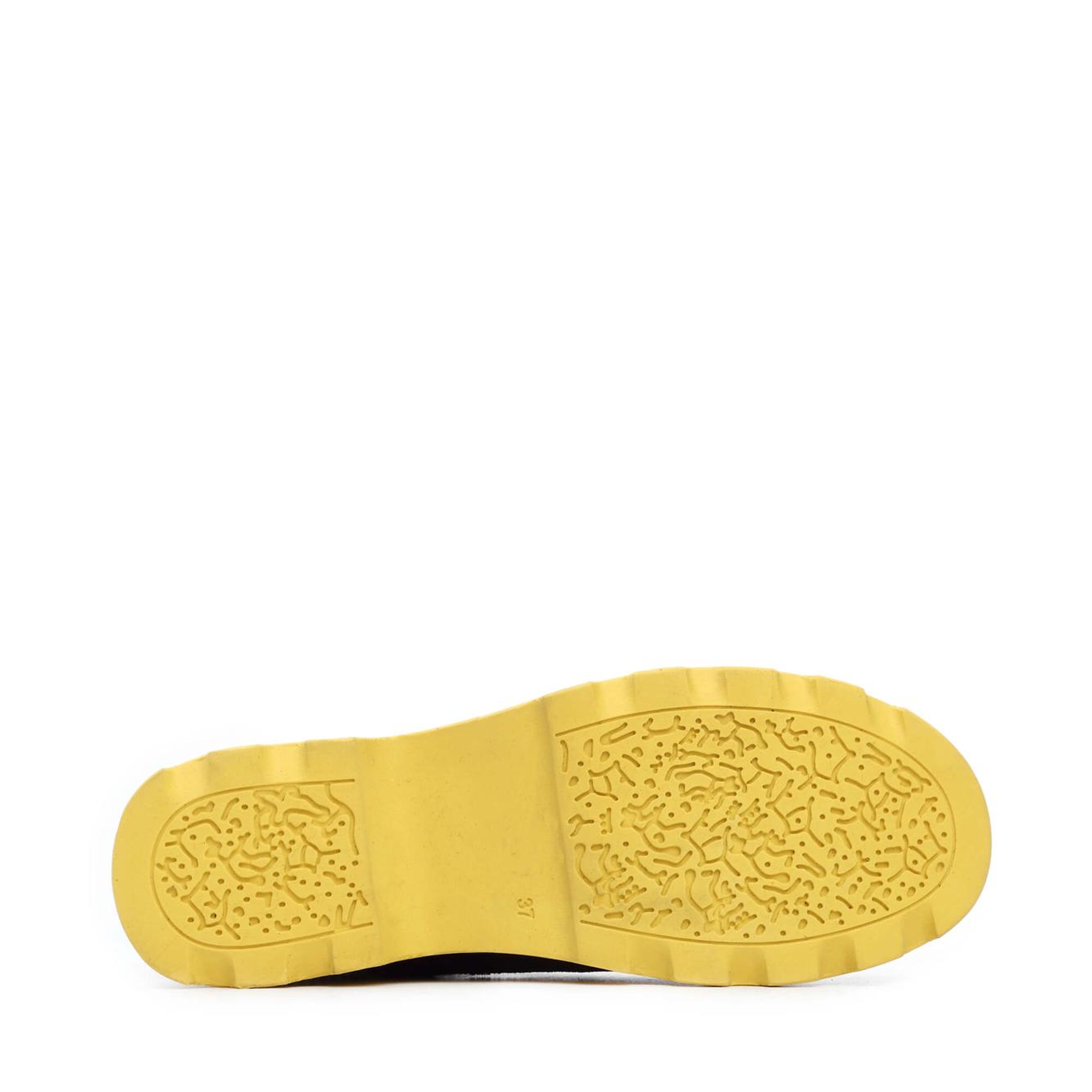 Tamer Tanca Kadın Hakiki Deri Siyah Süet/Sarı Bot