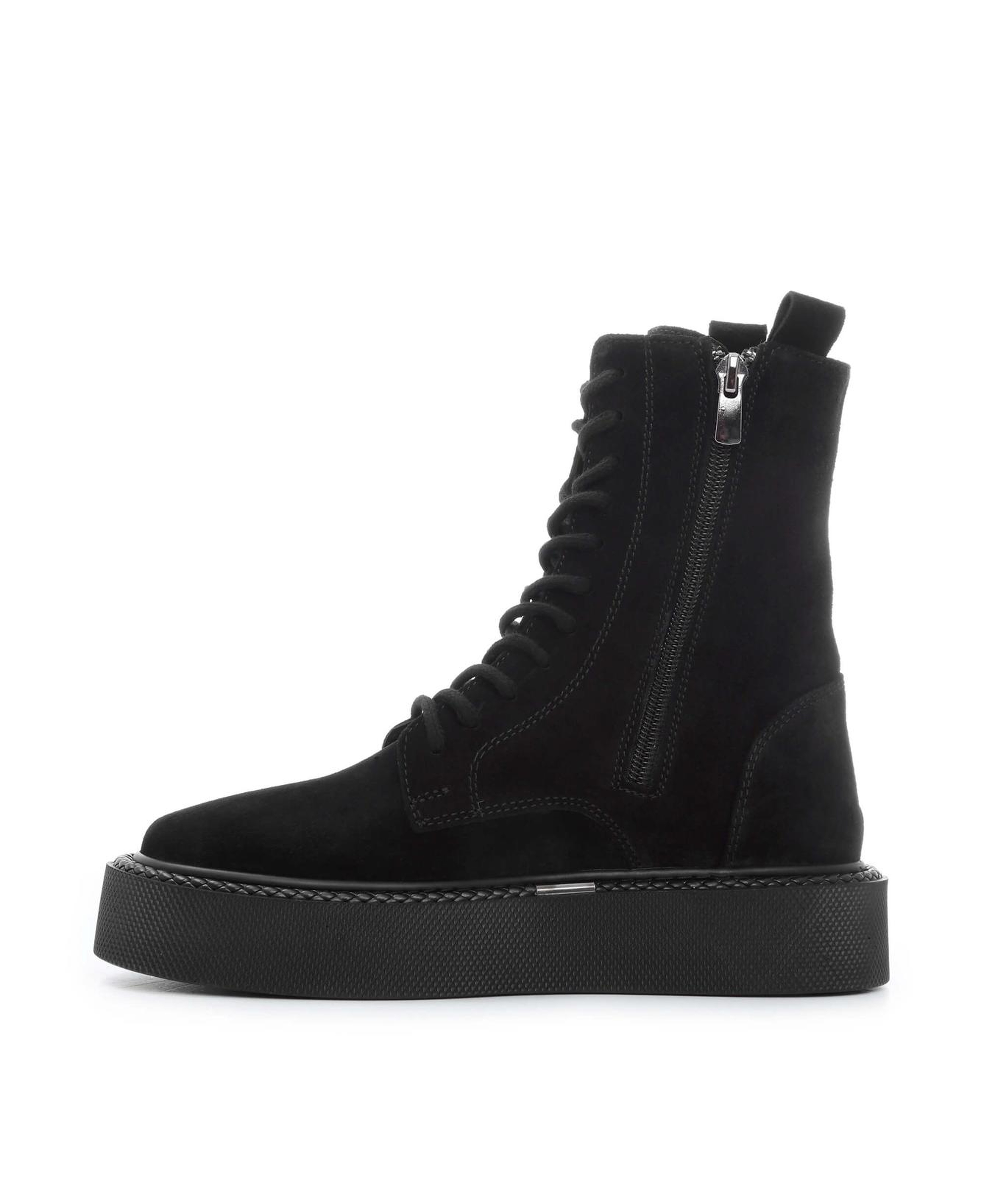 Tamer Tanca Kadın Hakiki Deri Siyah POSTAL Bot