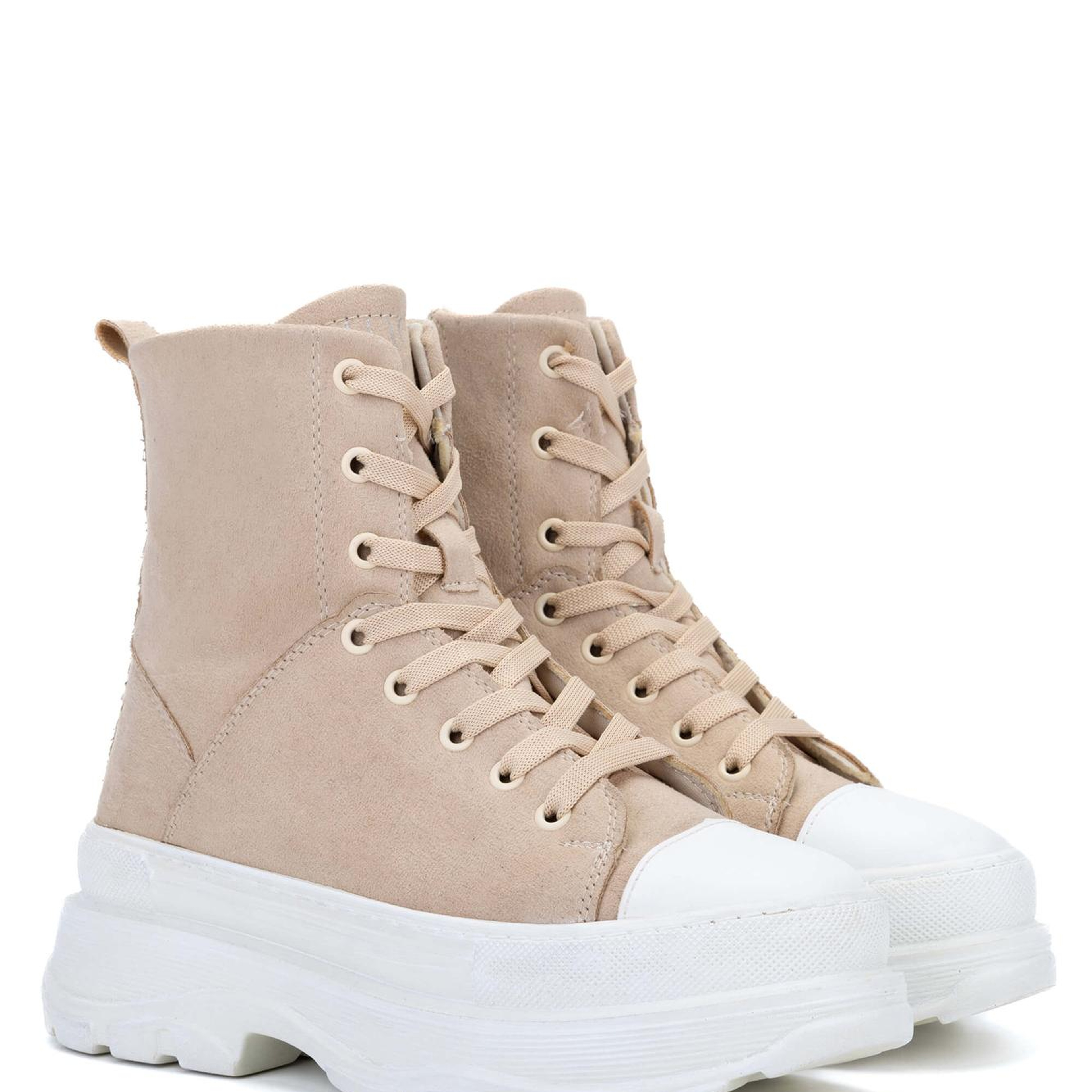 Tamer Tanca Kadın Vegan Bej Sneakers & Spor Bot