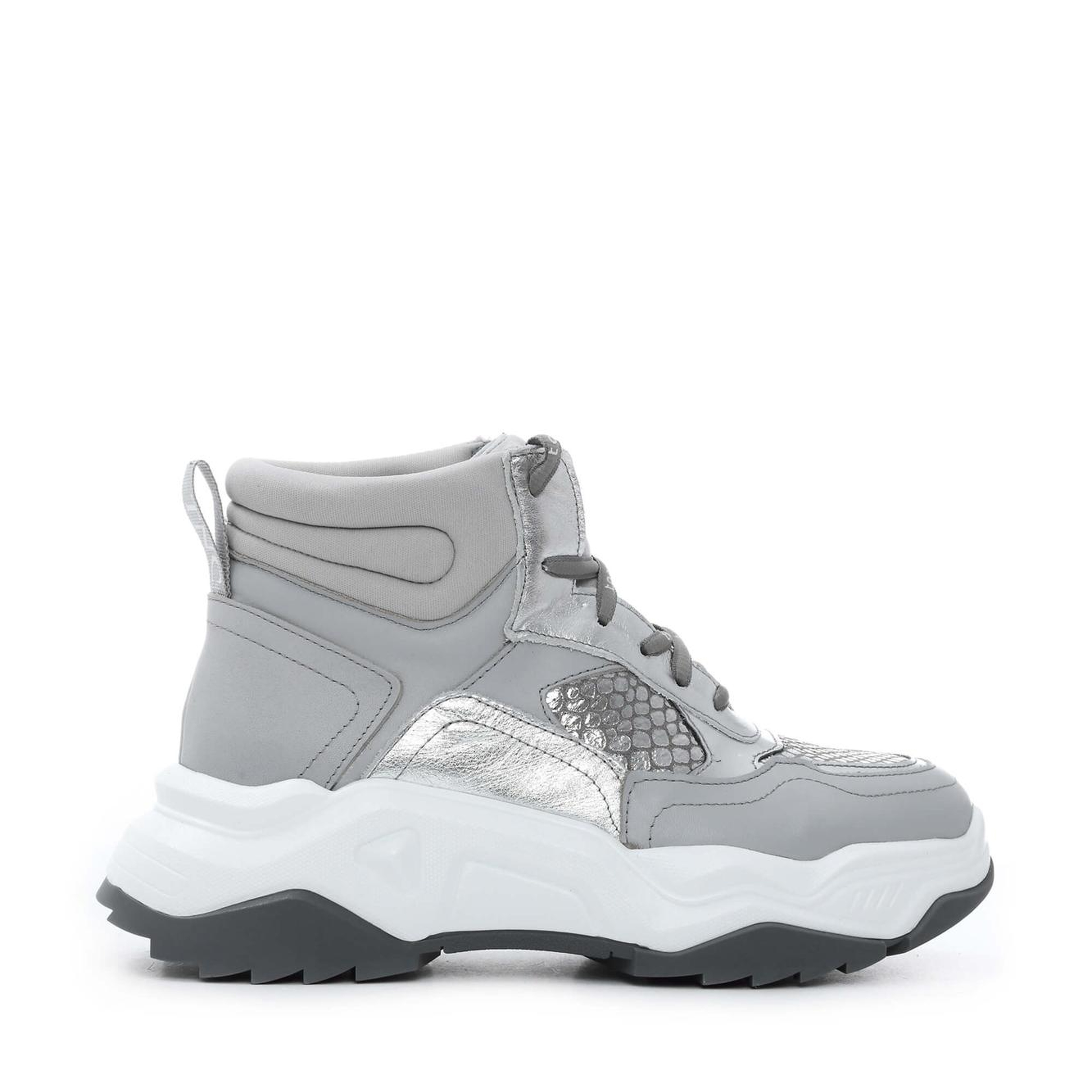 Tamer Tanca Kadın Hakiki Deri Gri Sneakers & Spor Bot