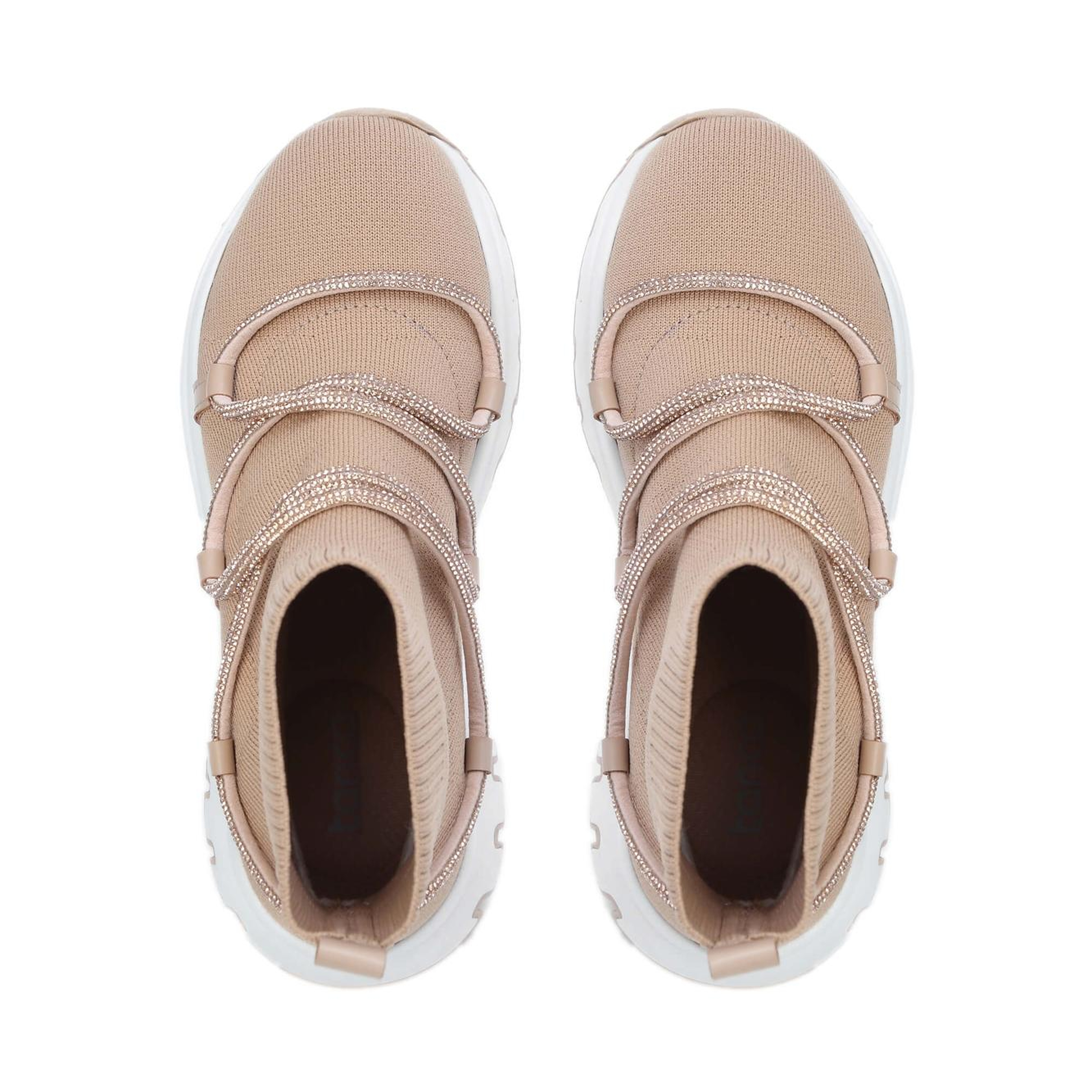 Tamer Tanca Kadın Triko Bej Günlük Bot