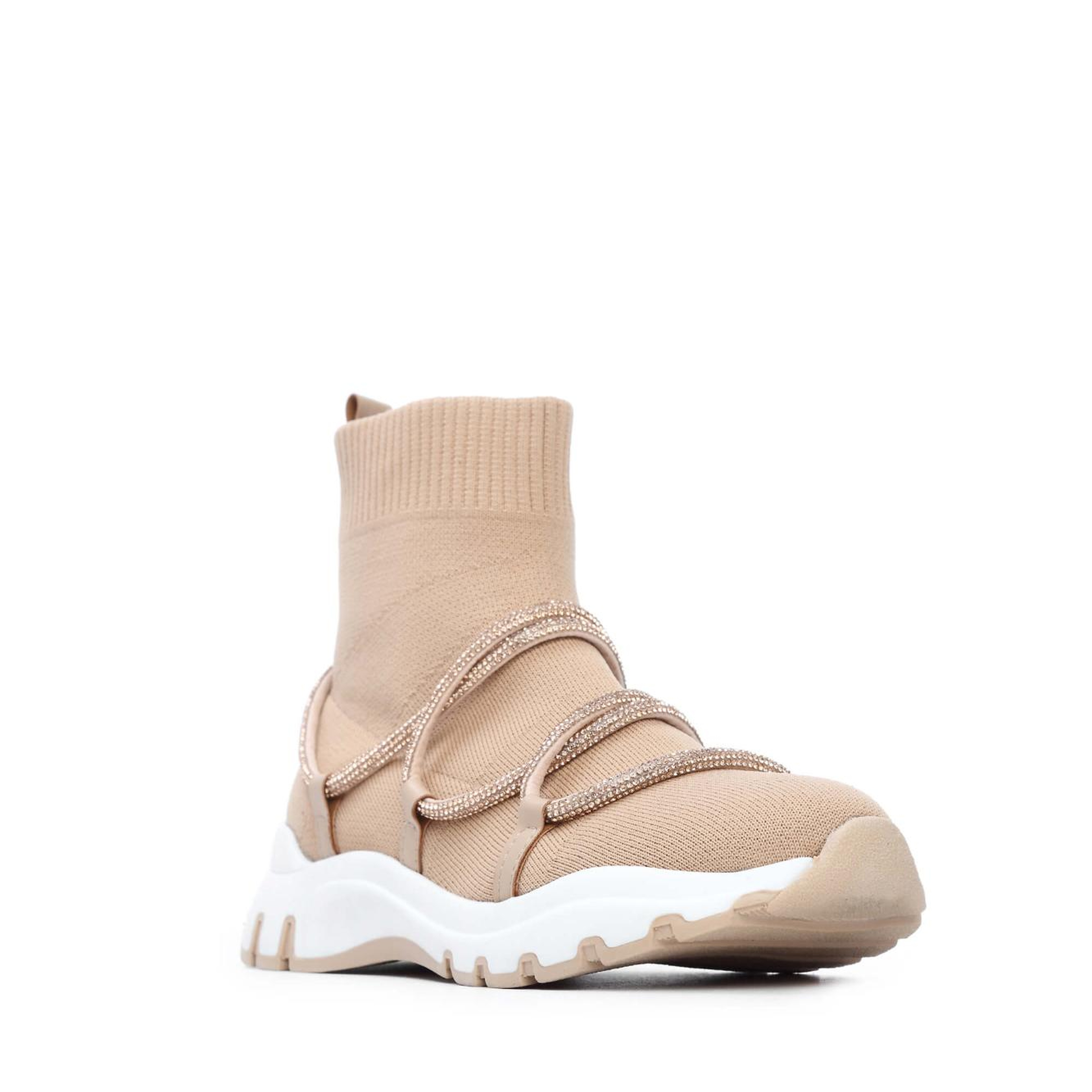 Tamer Tanca Kadın Triko Bej Günlük Bot