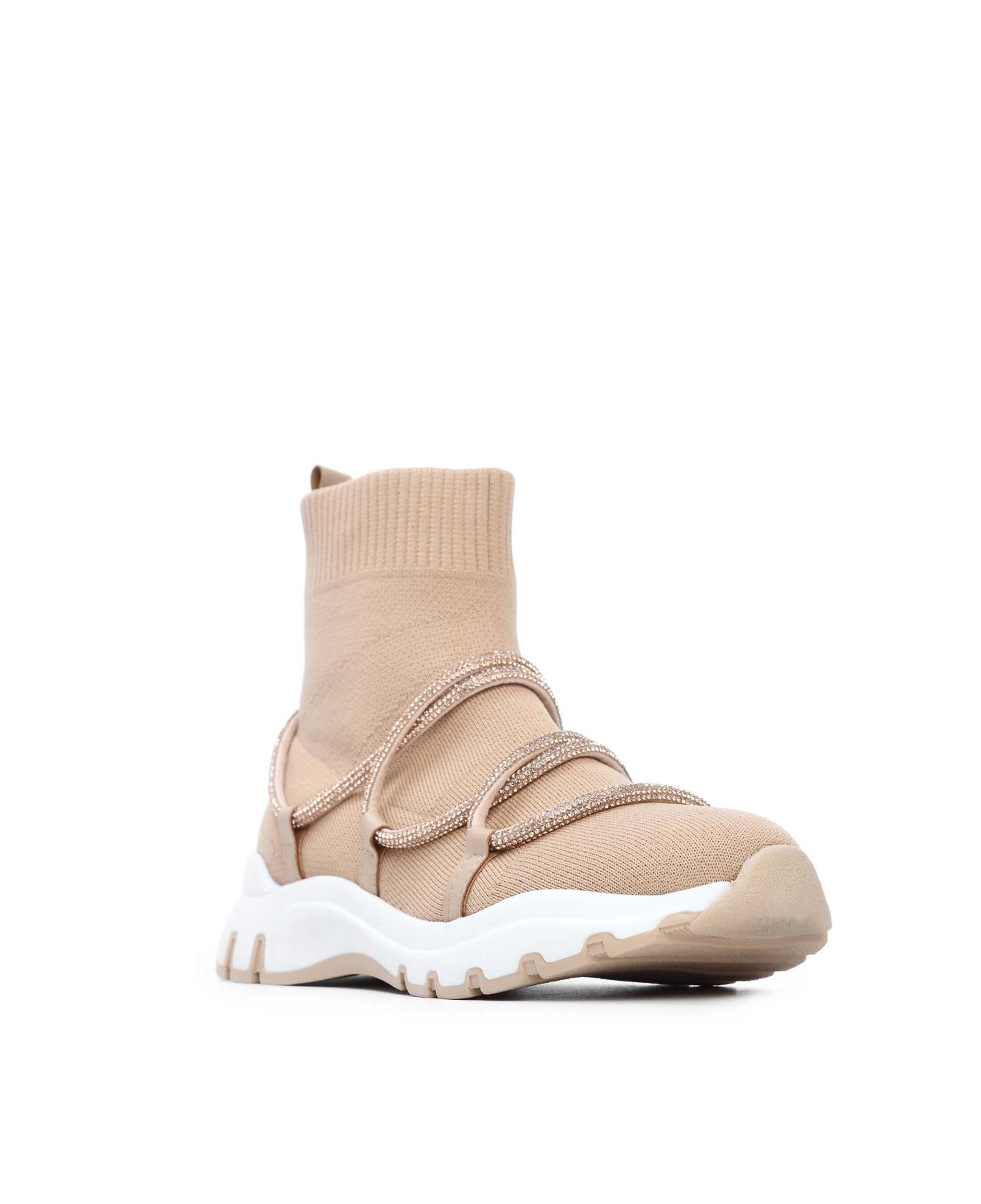 Tamer Tanca Kadın Triko Bej Günlük Bot