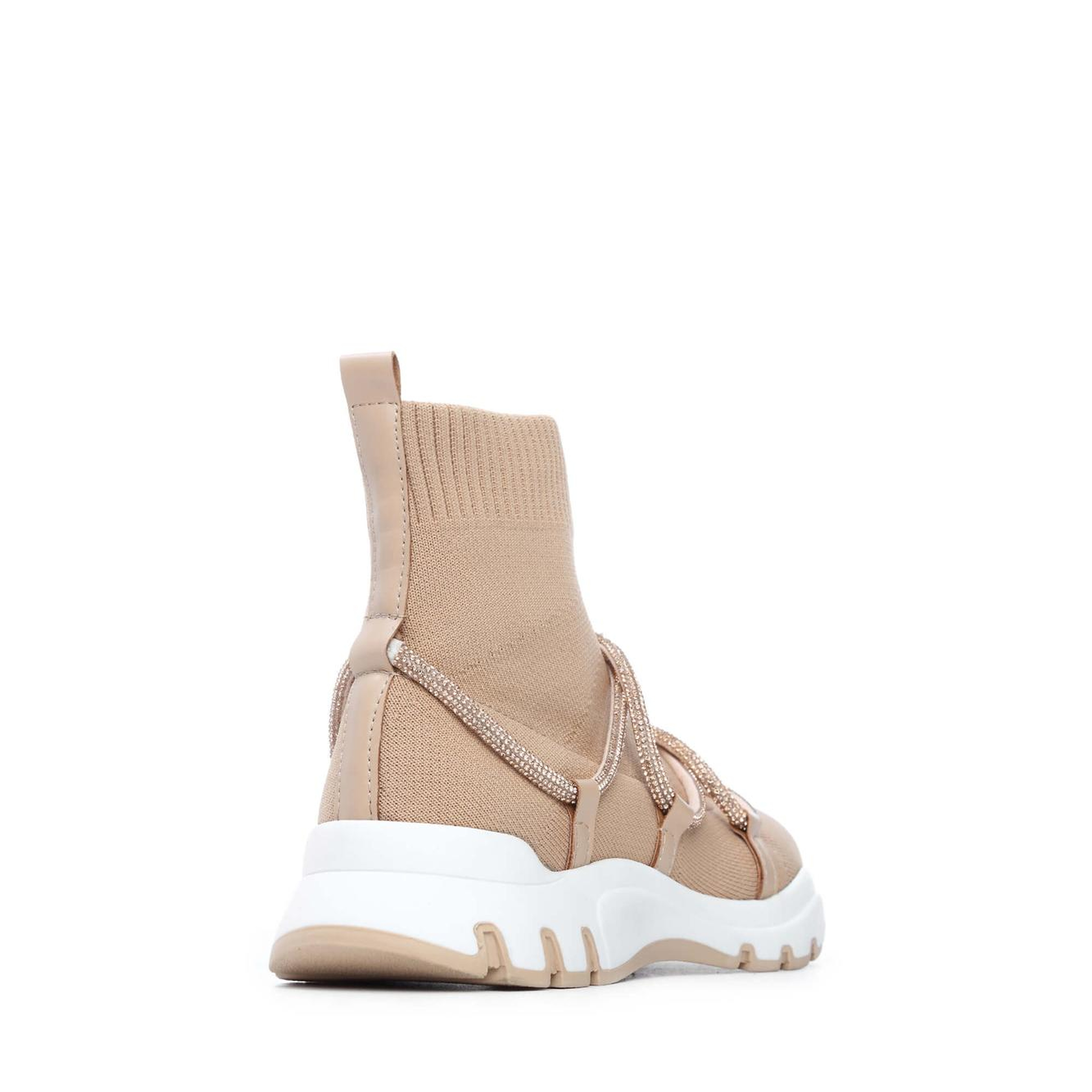 Tamer Tanca Kadın Triko Bej Günlük Bot