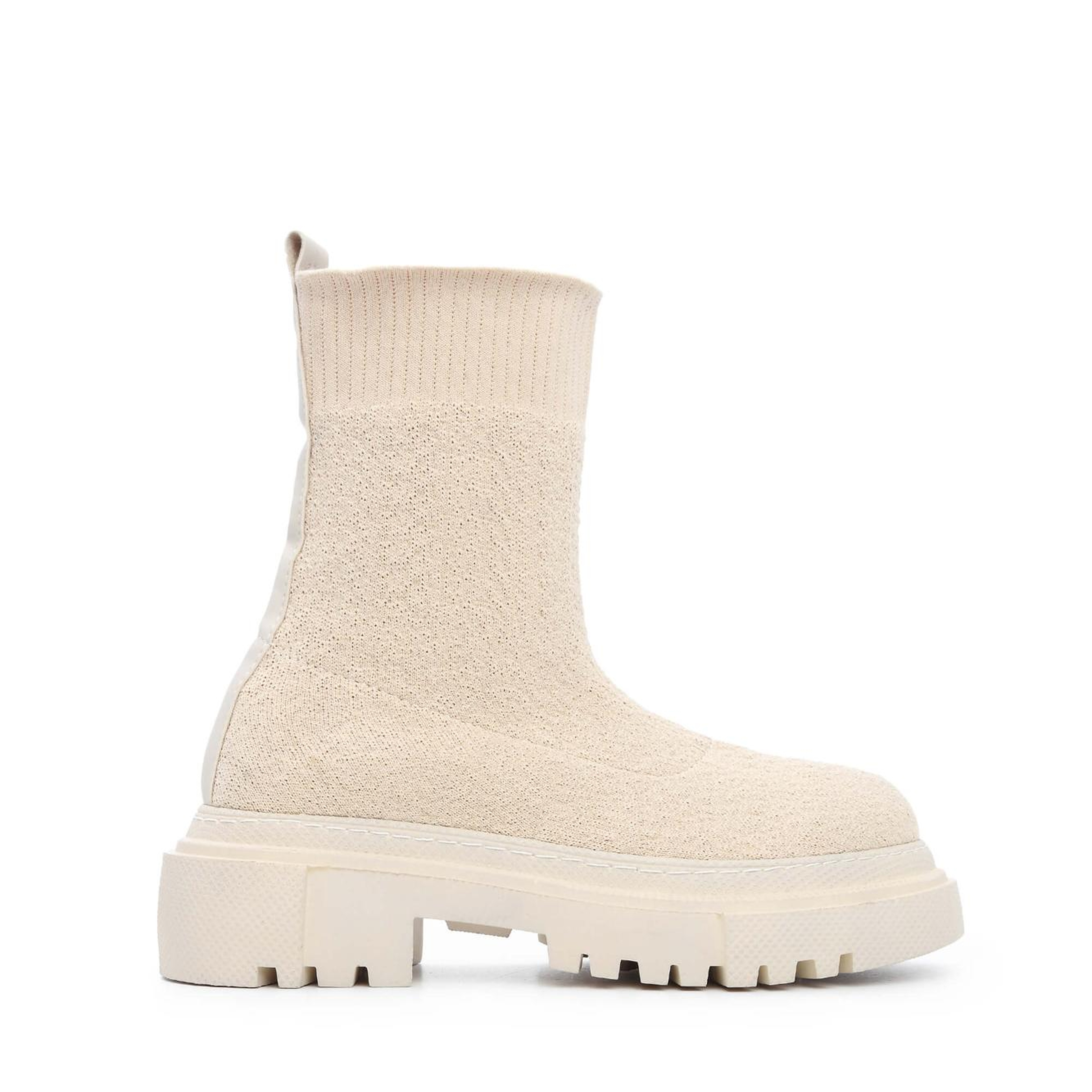 Tamer Tanca Kadın Triko Bej Günlük Bot