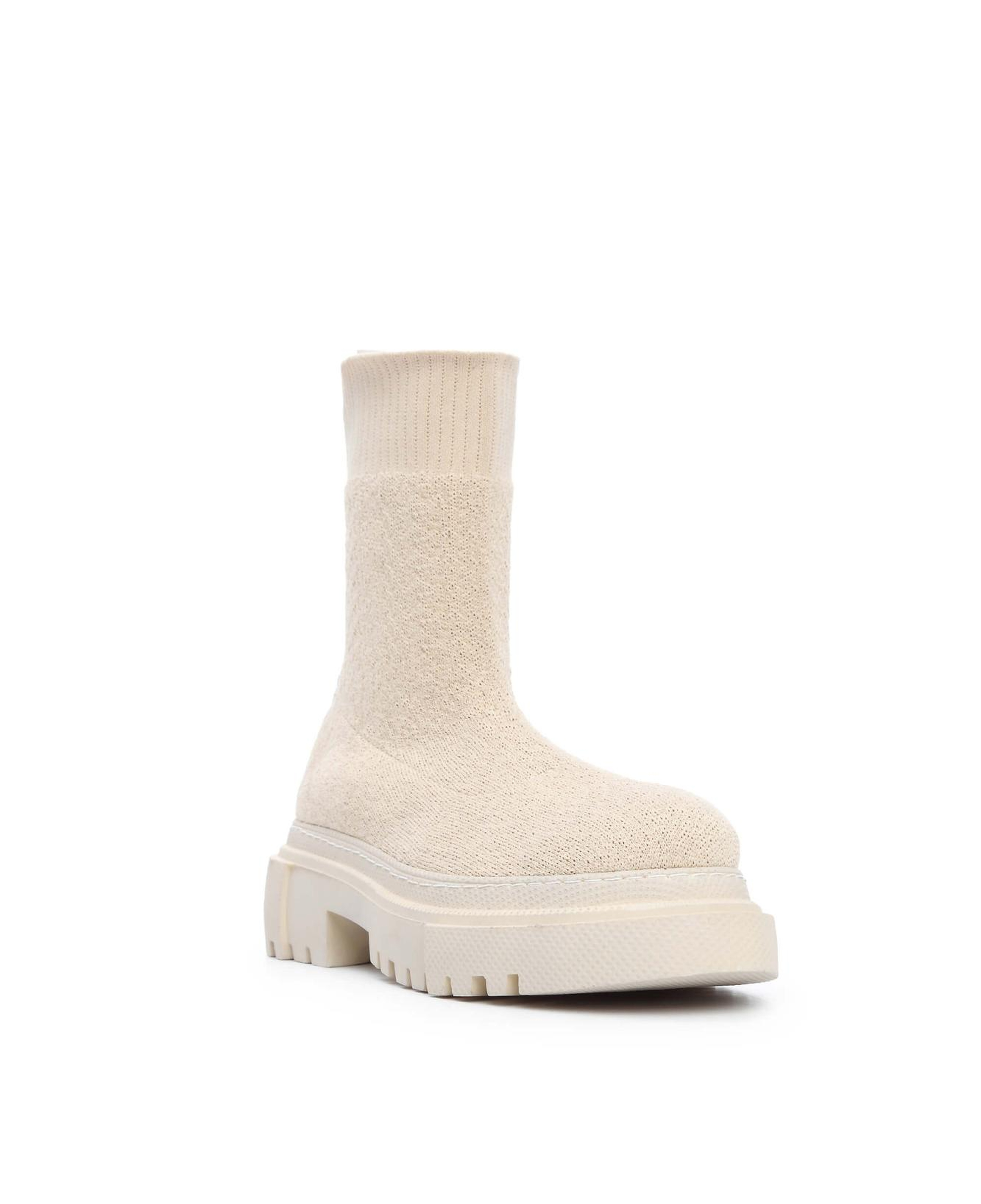 Tamer Tanca Kadın Triko Bej Günlük Bot