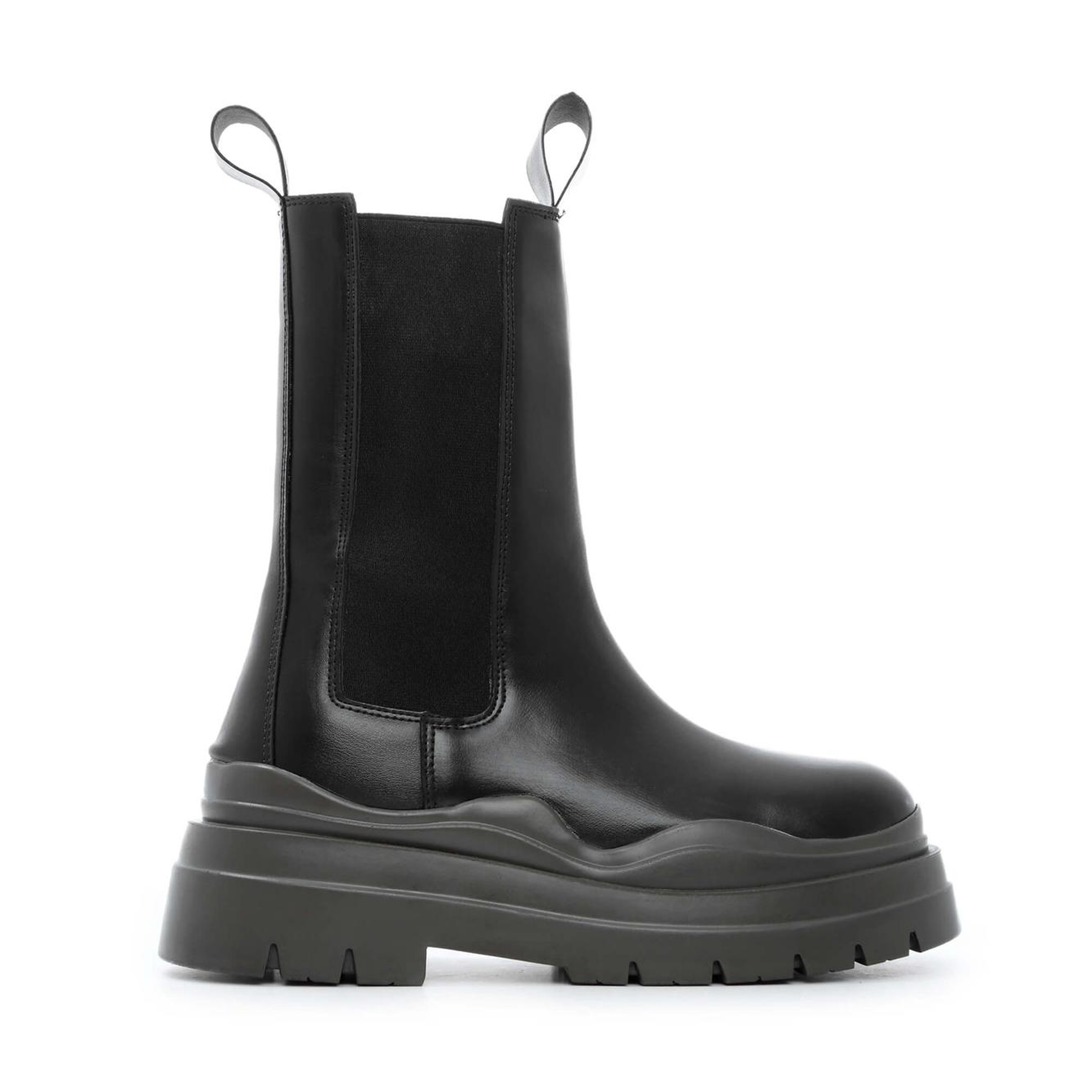 Tamer Tanca Kadın Vegan Siyah/Haki Günlük Bot