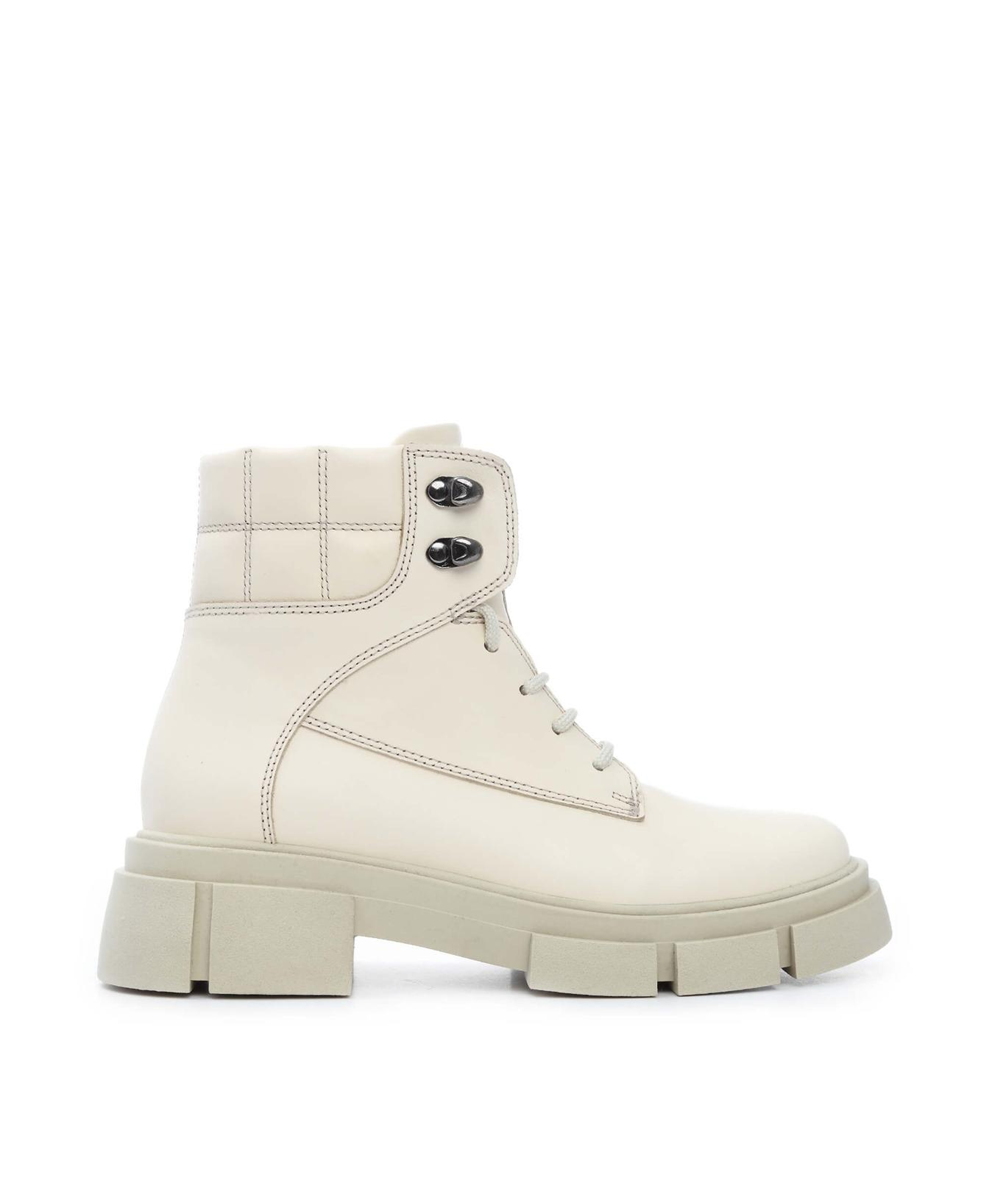 Tamer Tanca Kadın Hakiki Deri Bej Spor Bot