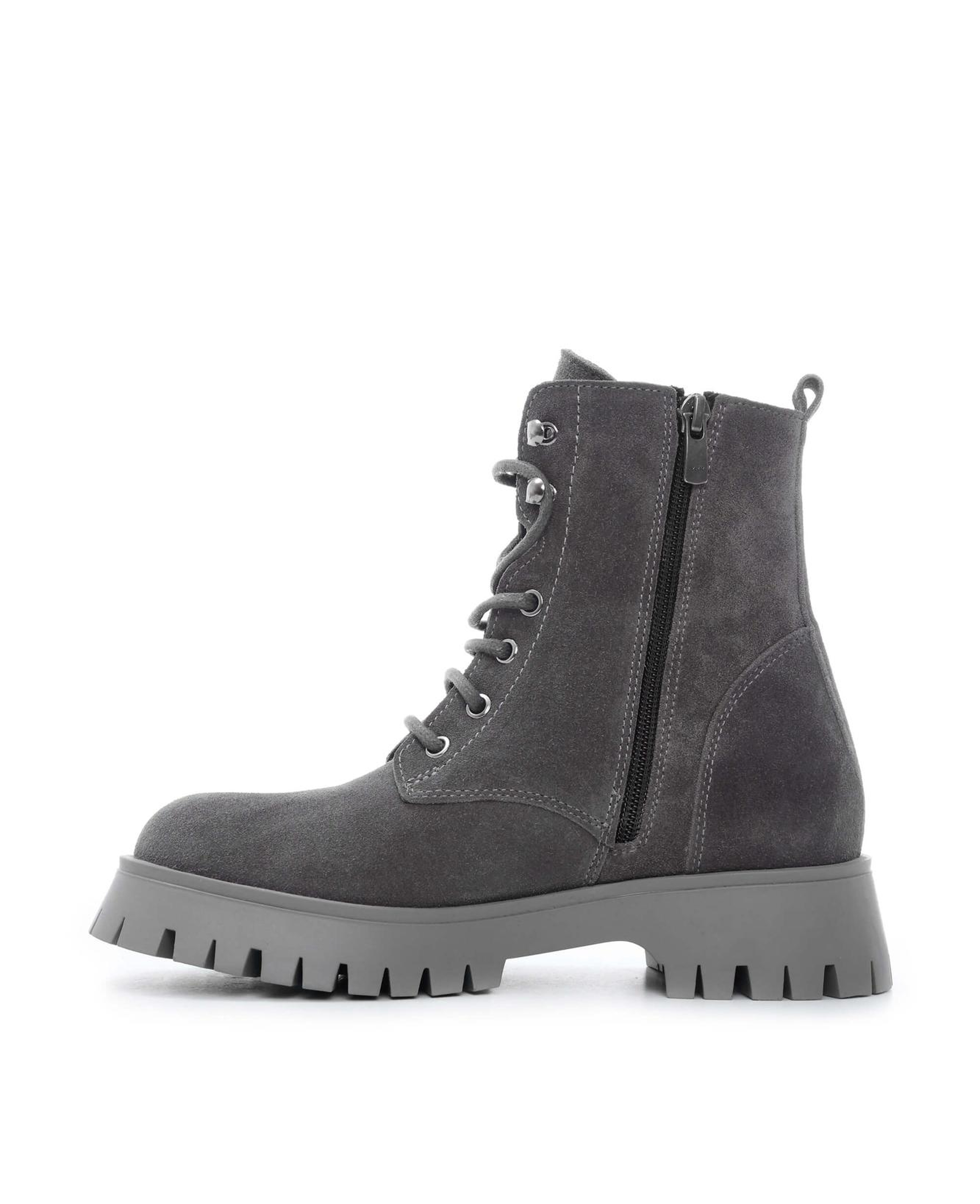 Tamer Tanca Kadın Hakiki Deri Gri POSTAL Bot