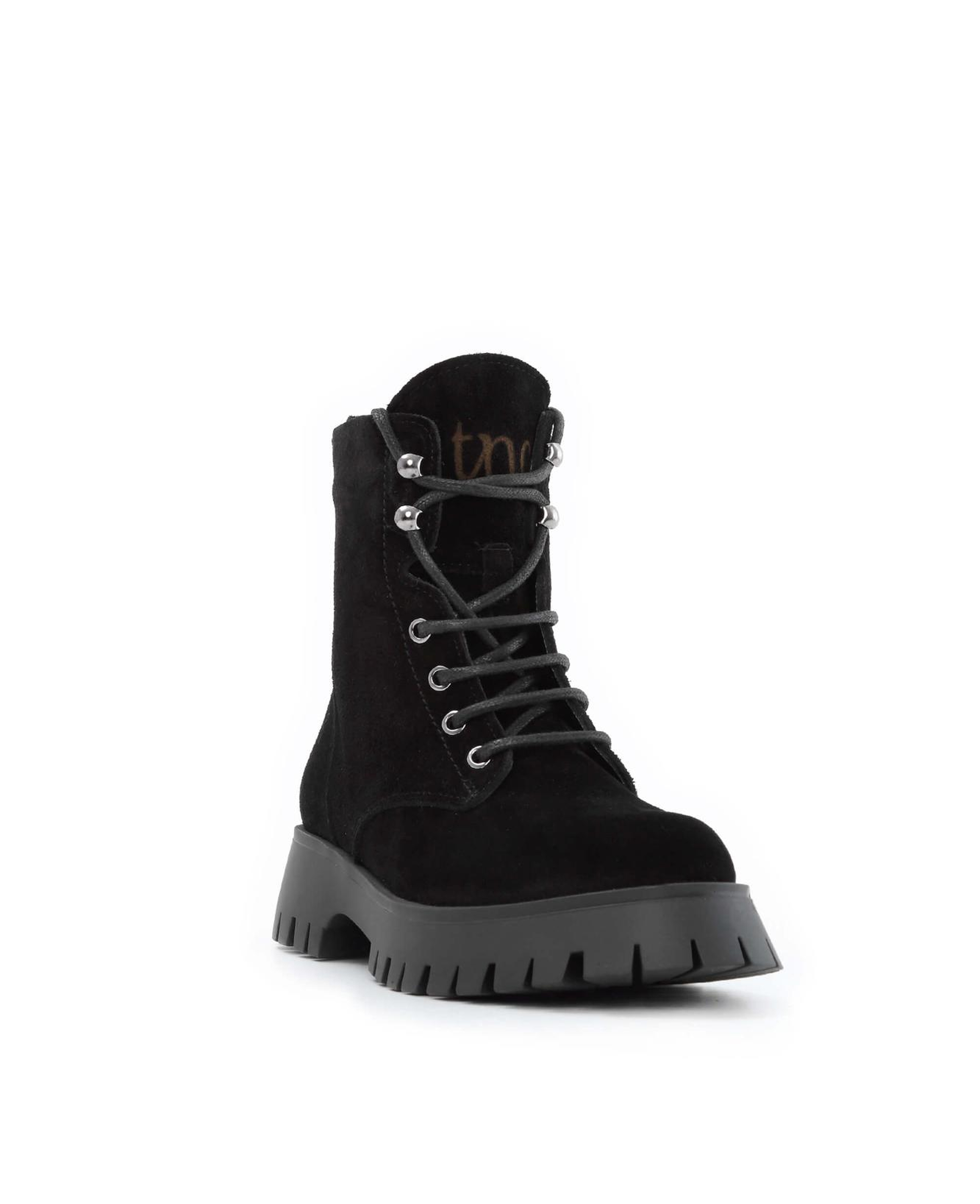 Tamer Tanca Kadın Hakiki Deri Siyah Süet POSTAL Bot