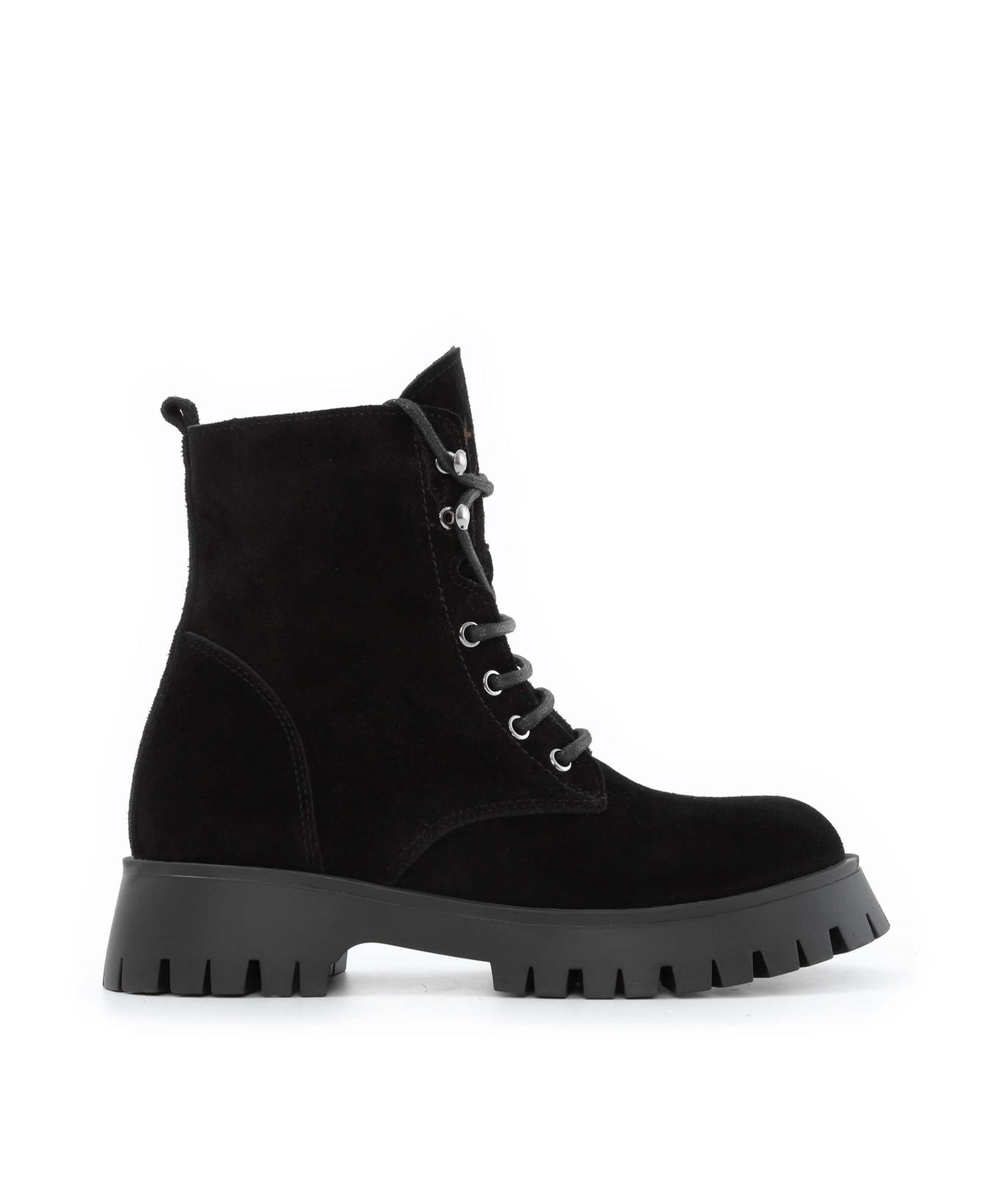 Tamer Tanca Kadın Hakiki Deri Siyah Süet POSTAL Bot