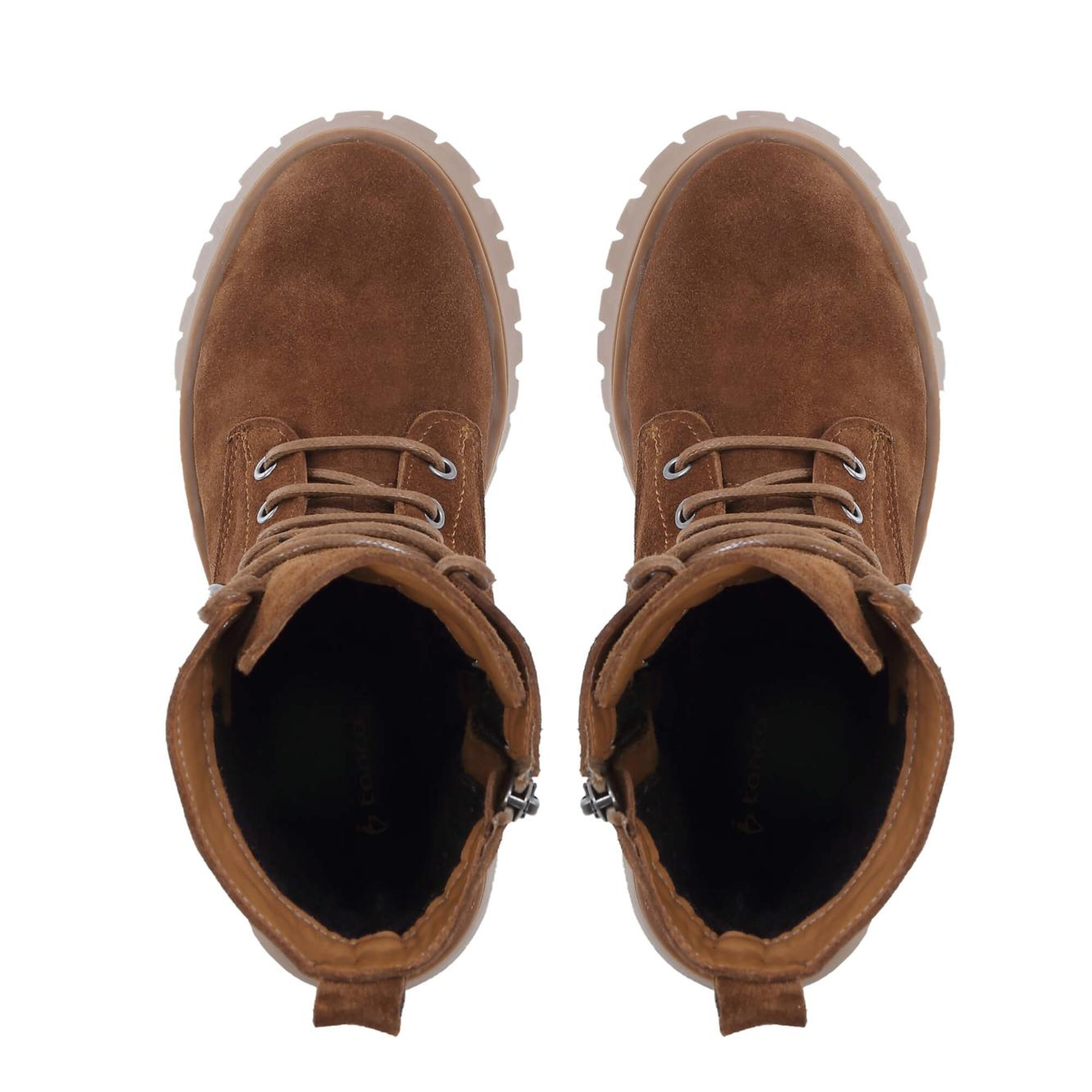 Tamer Tanca Kadın Hakiki Deri Taba Süet POSTAL Bot