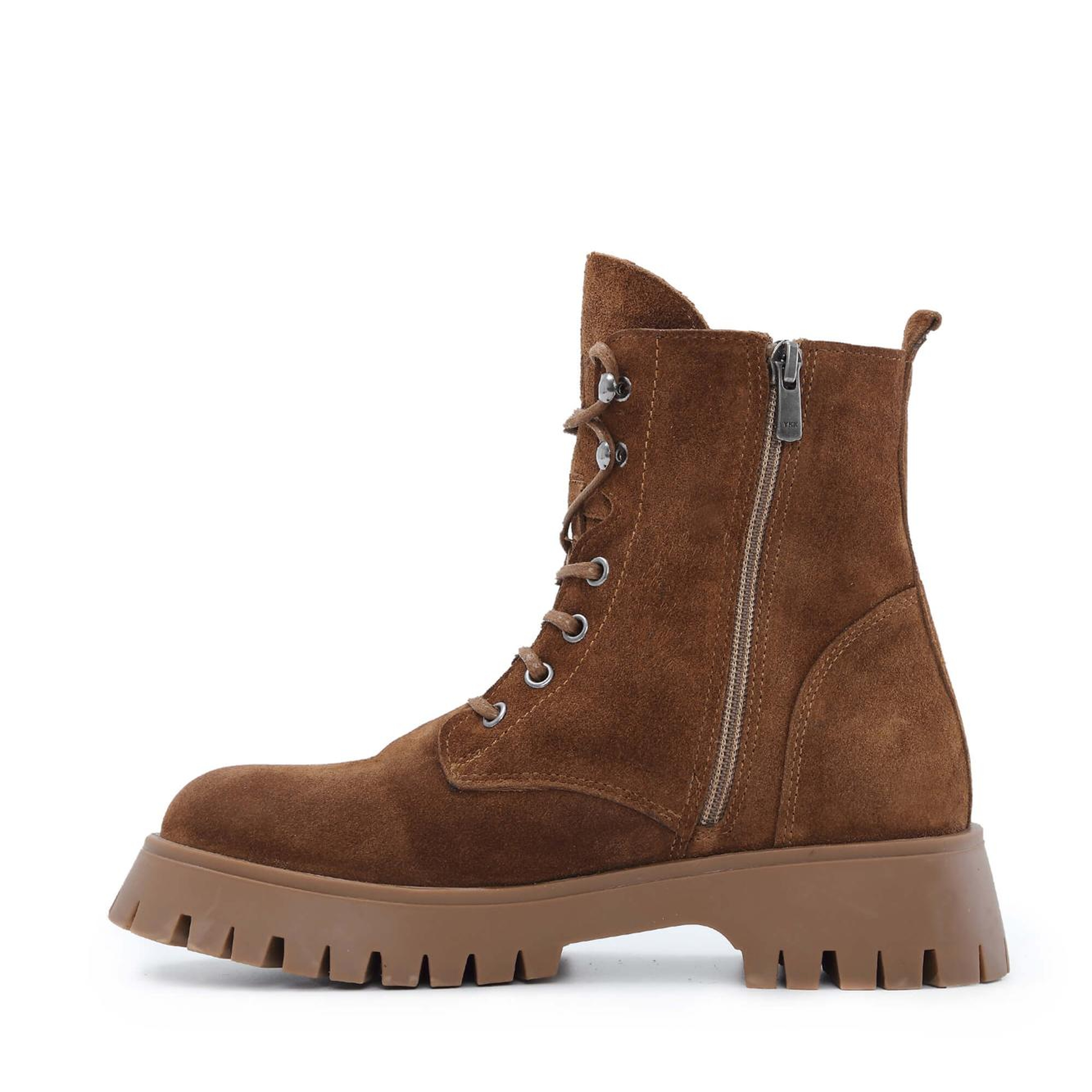 Tamer Tanca Kadın Hakiki Deri Taba Süet POSTAL Bot