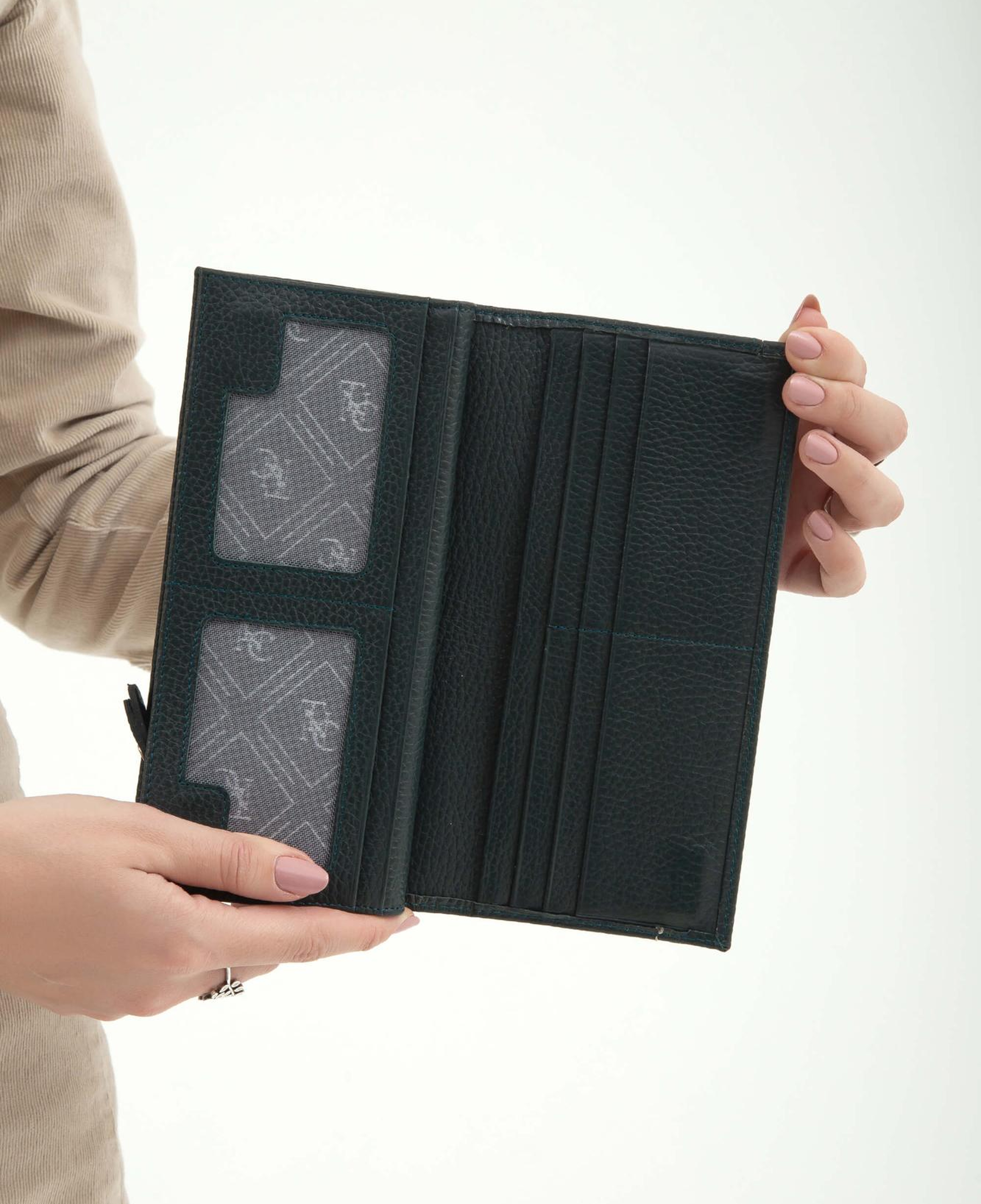 Tamer Tanca Kadın Hakiki Deri Petrol Günlük Cuzdan