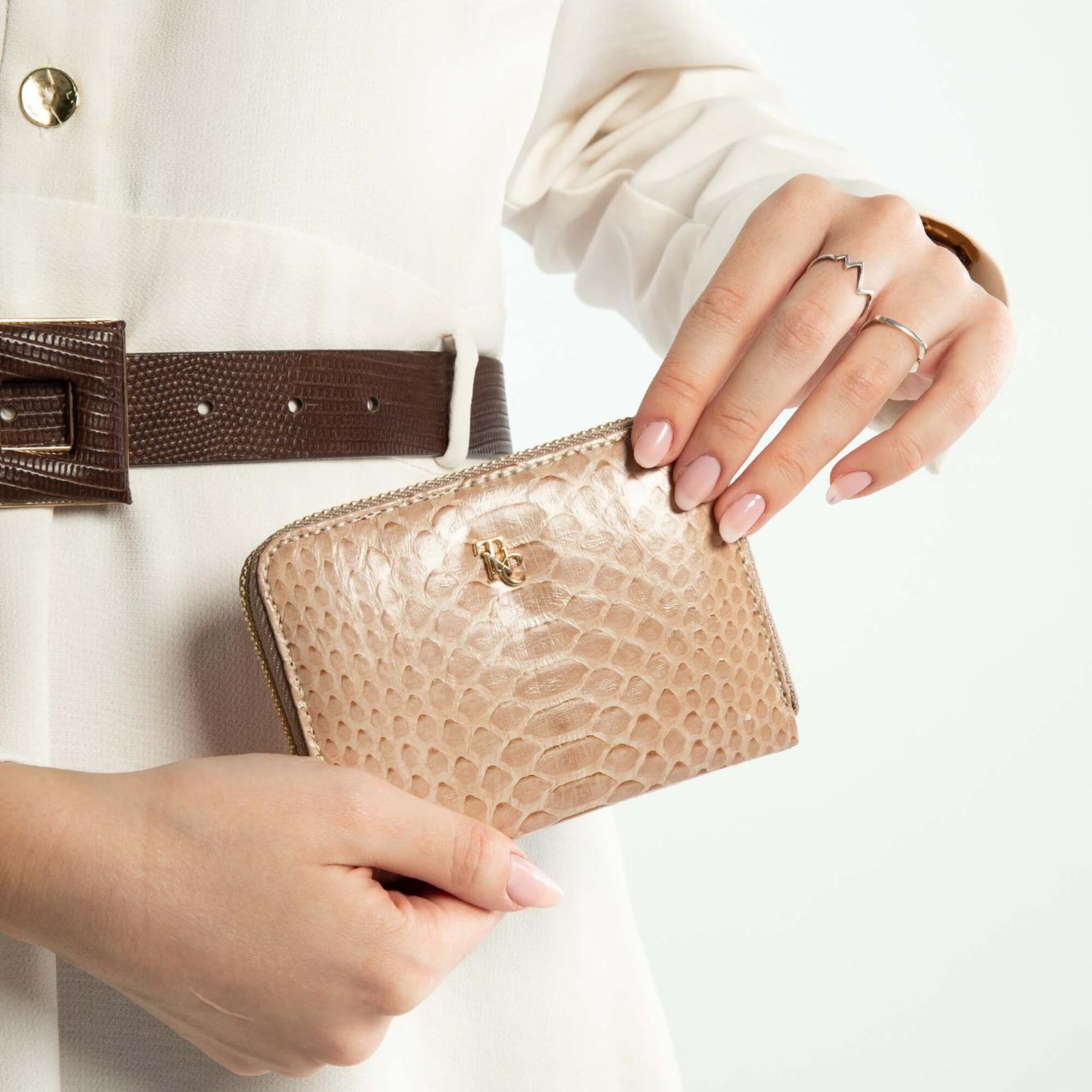 Tamer Tanca Kadın Hakiki Deri Vizon Günlük Cuzdan