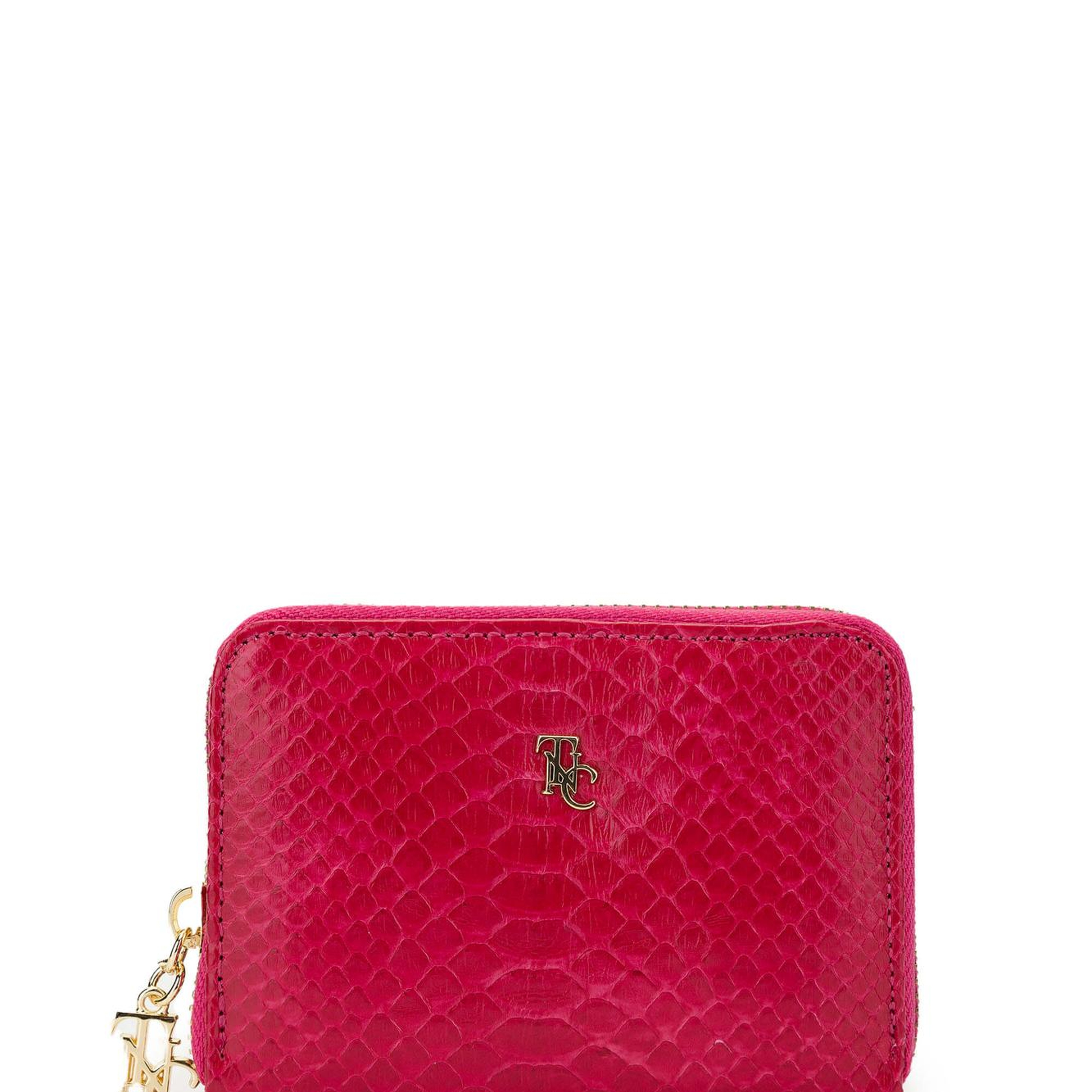 Tamer Tanca Kadın Hakiki Deri Pembe Günlük Cuzdan