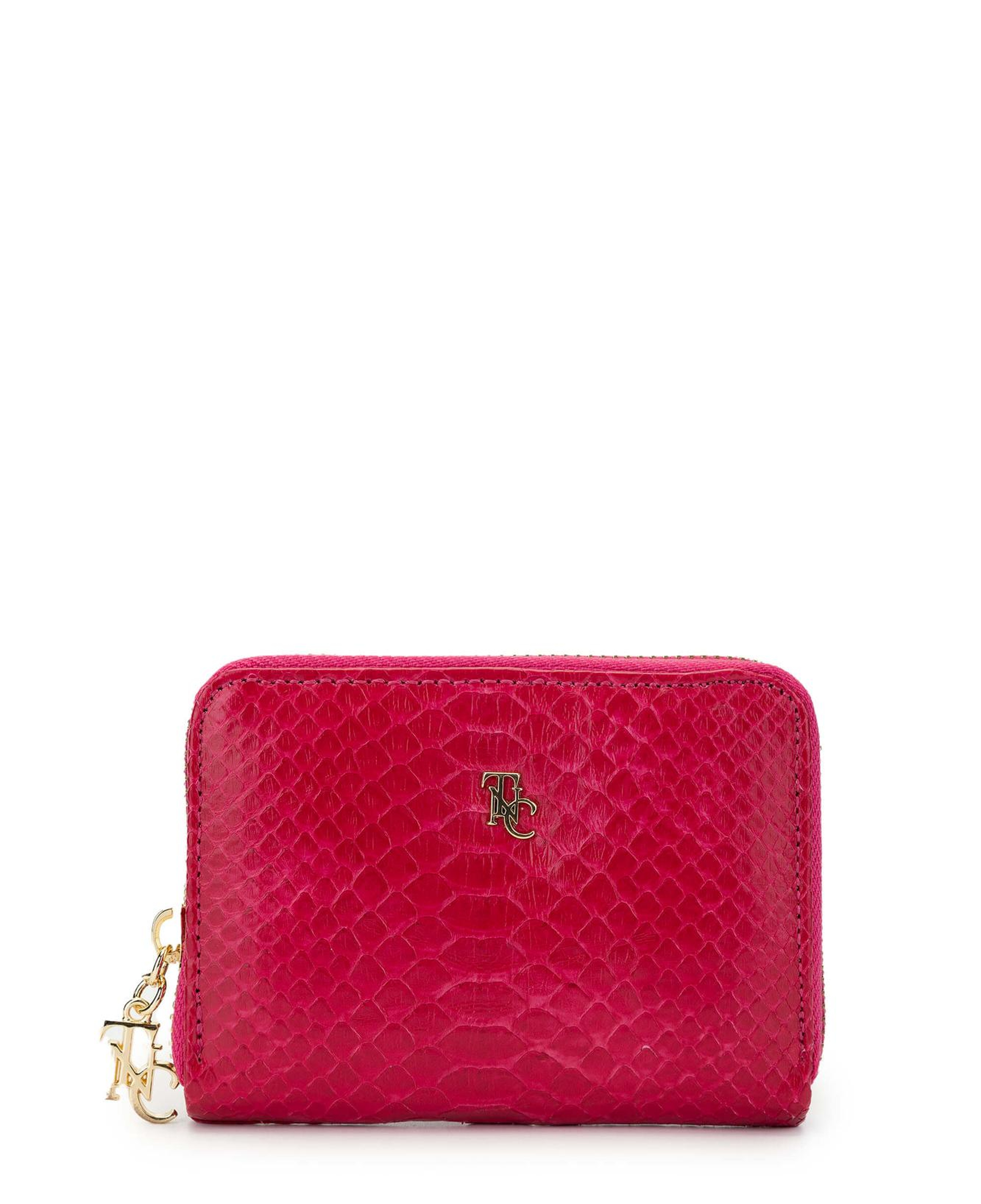 Tamer Tanca Kadın Hakiki Deri Pembe Günlük Cuzdan