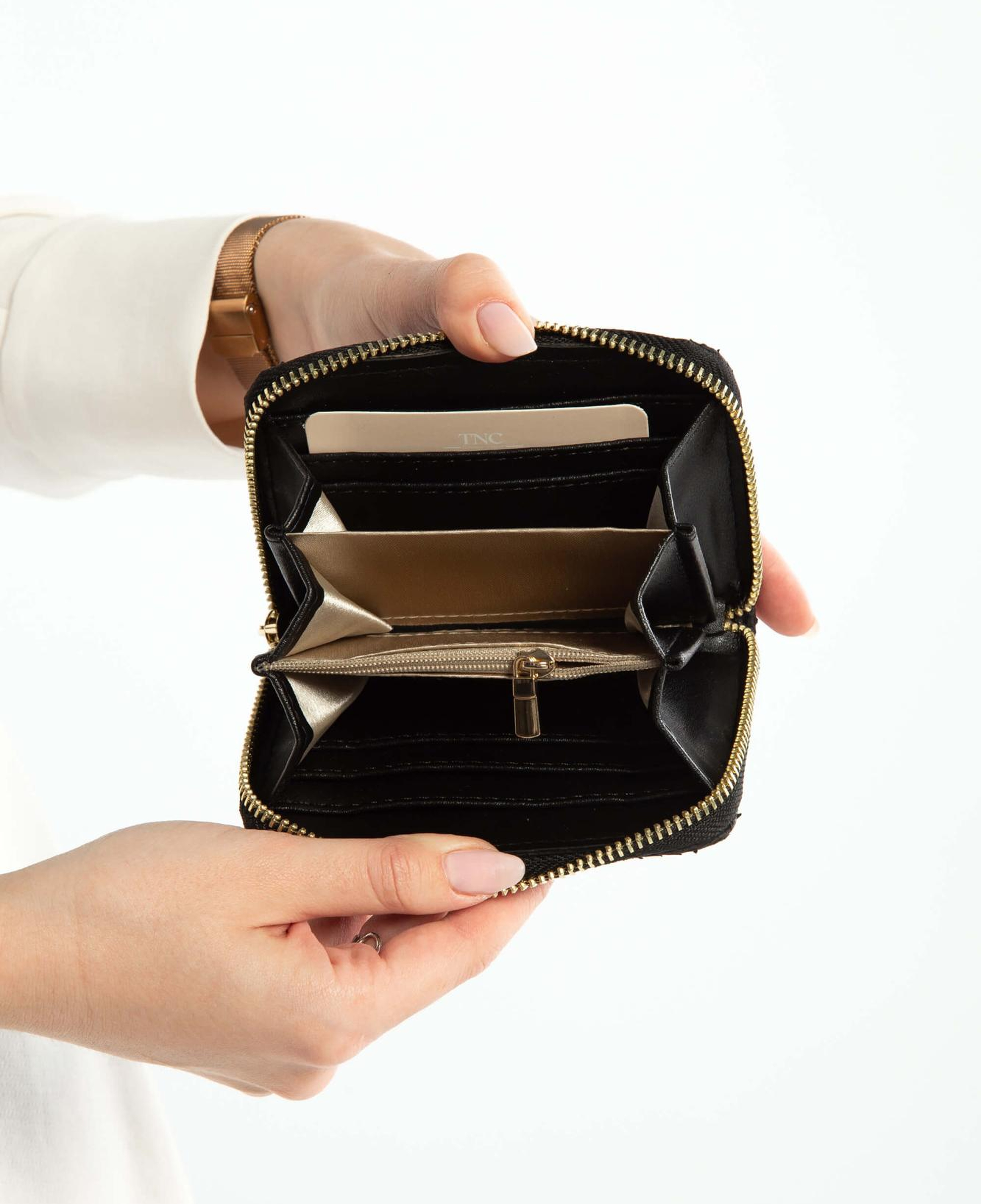 Tamer Tanca Kadın Hakiki Deri Siyah Günlük Cuzdan