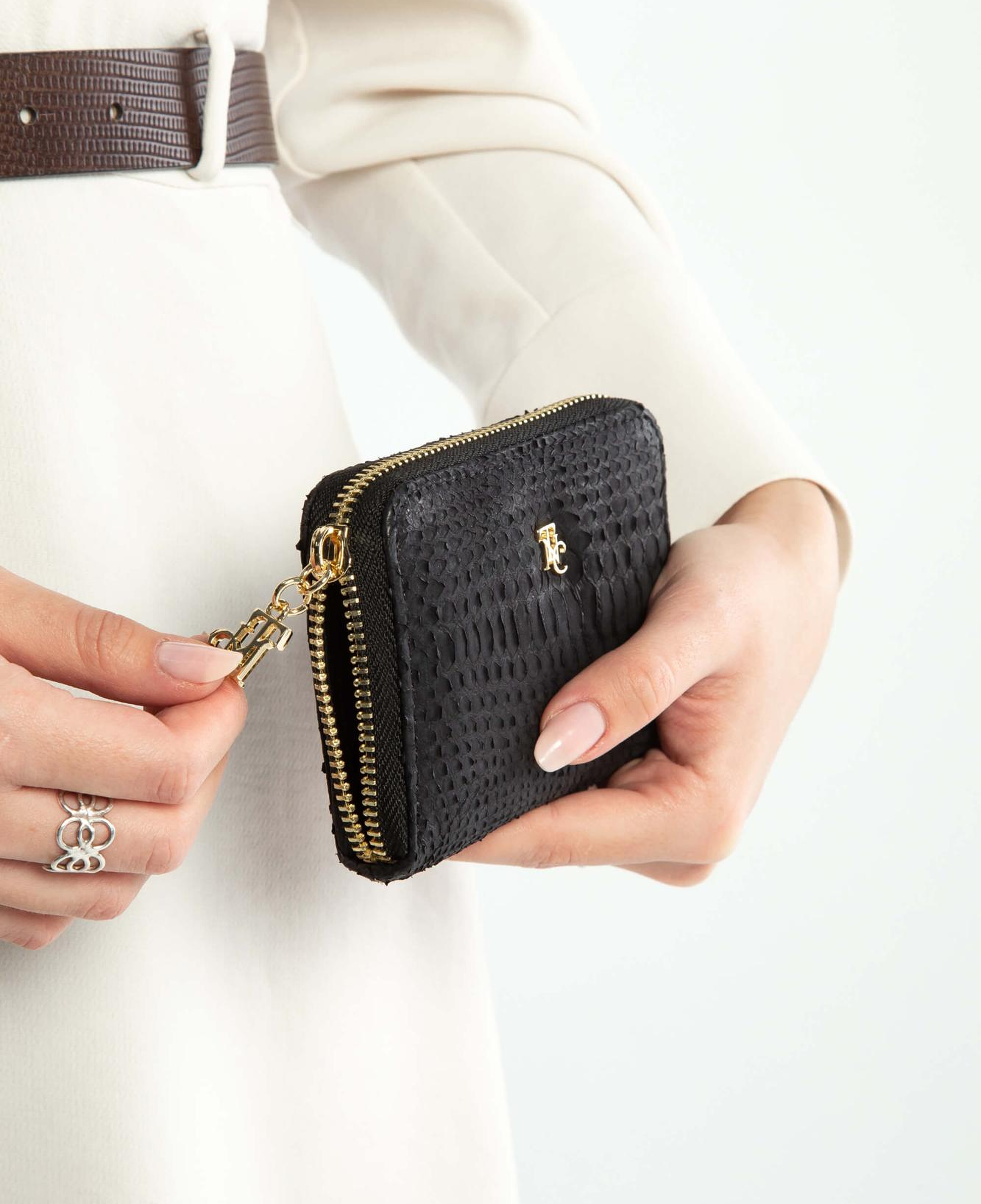 Tamer Tanca Kadın Hakiki Deri Siyah Günlük Cuzdan