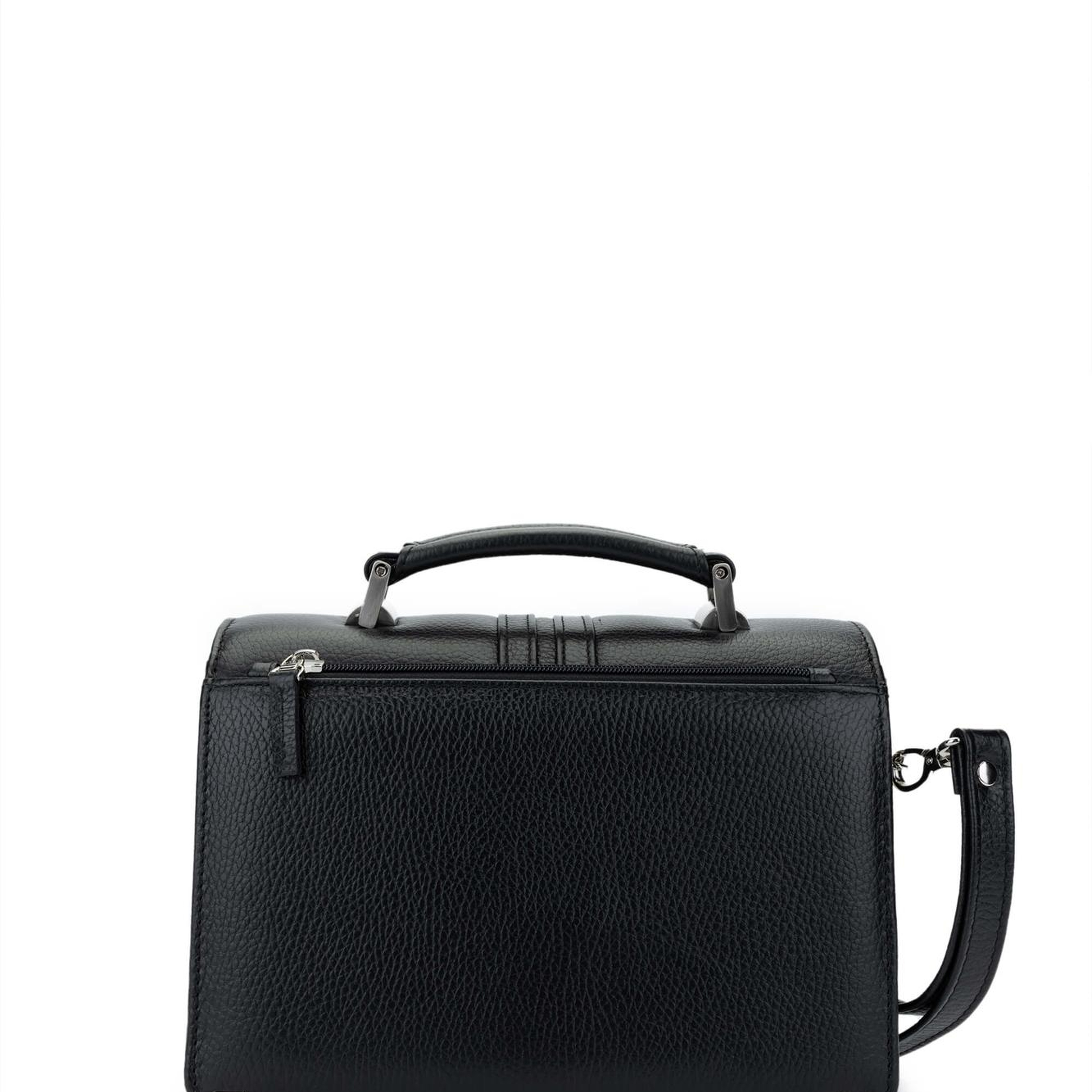 Tamer Tanca Erkek Hakiki Deri Siyah Floter El Çantası