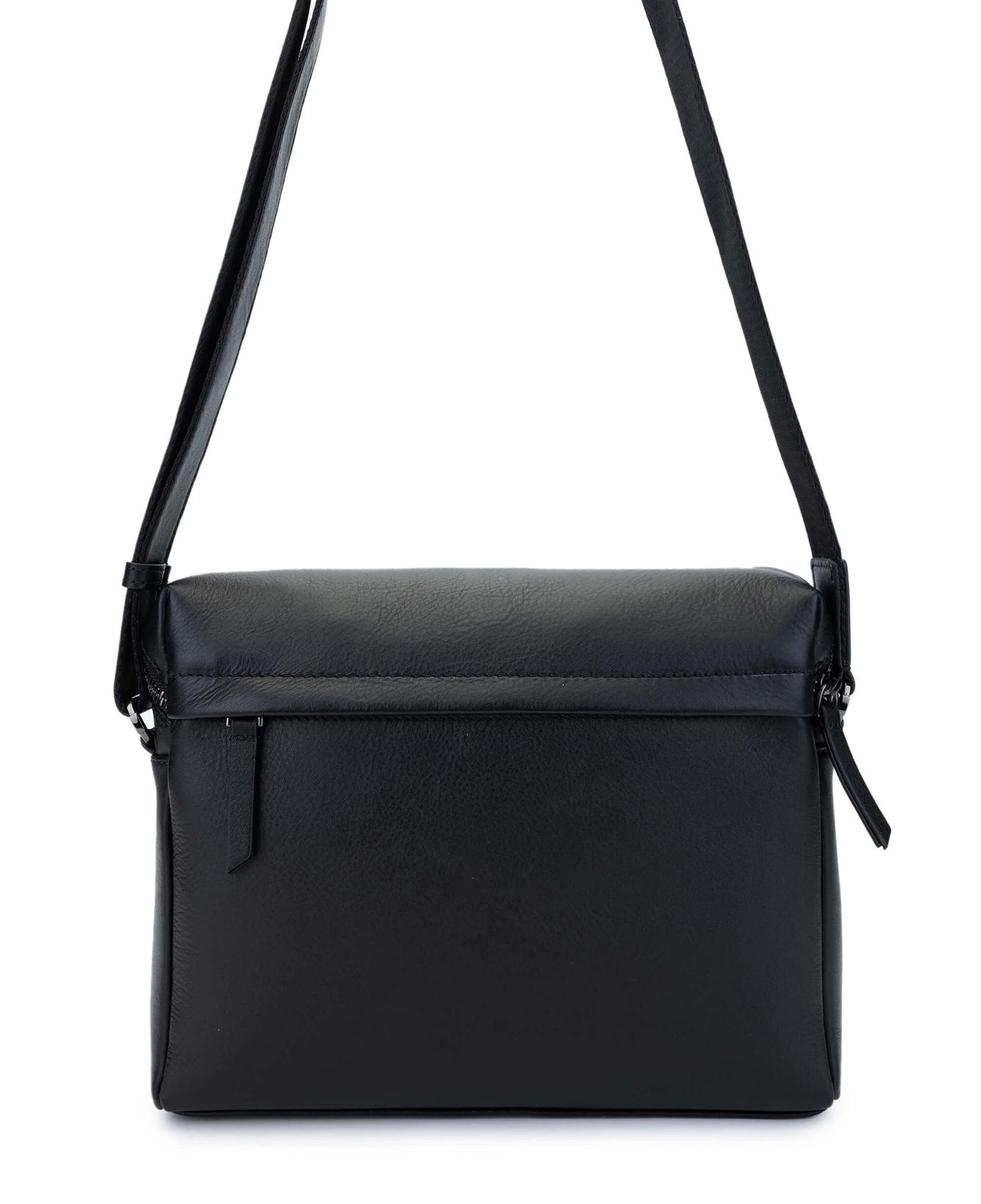 Tamer Tanca Erkek Hakiki Deri Siyah Postacı Çanta