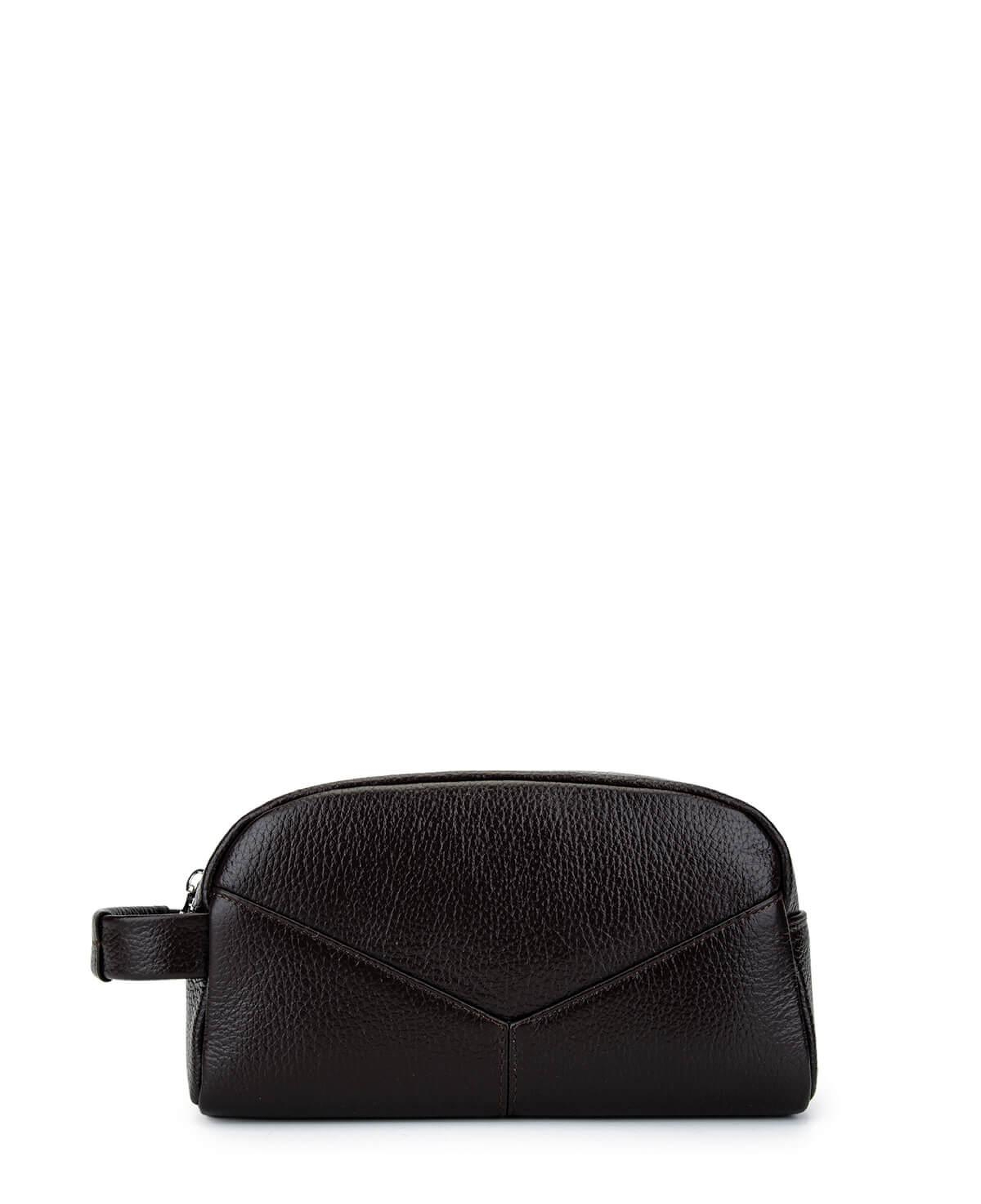 Tamer Tanca Erkek Hakiki Deri Kahverengi Traş Çantası