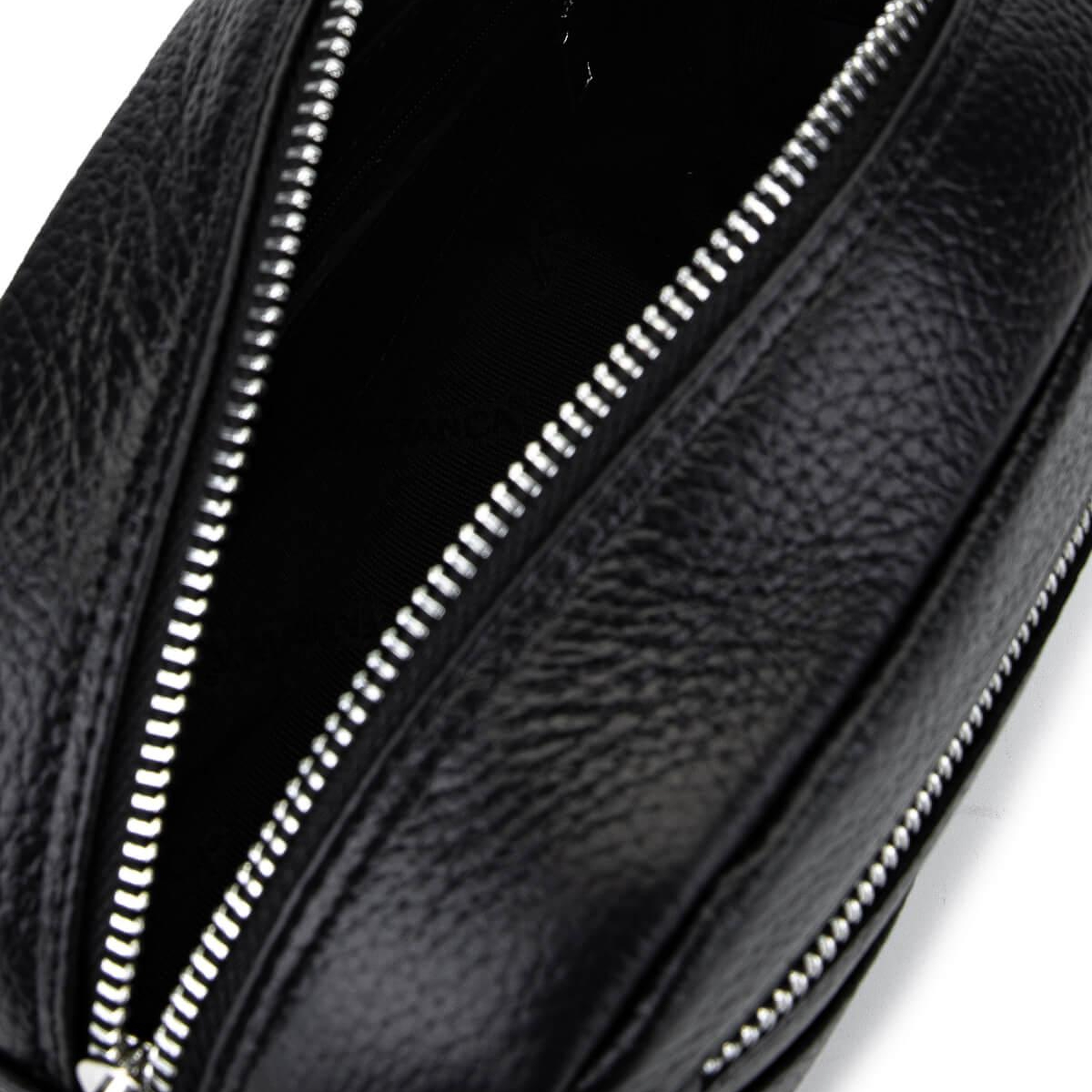 Tamer Tanca Erkek Hakiki Deri Siyah Floter Traş Çantası