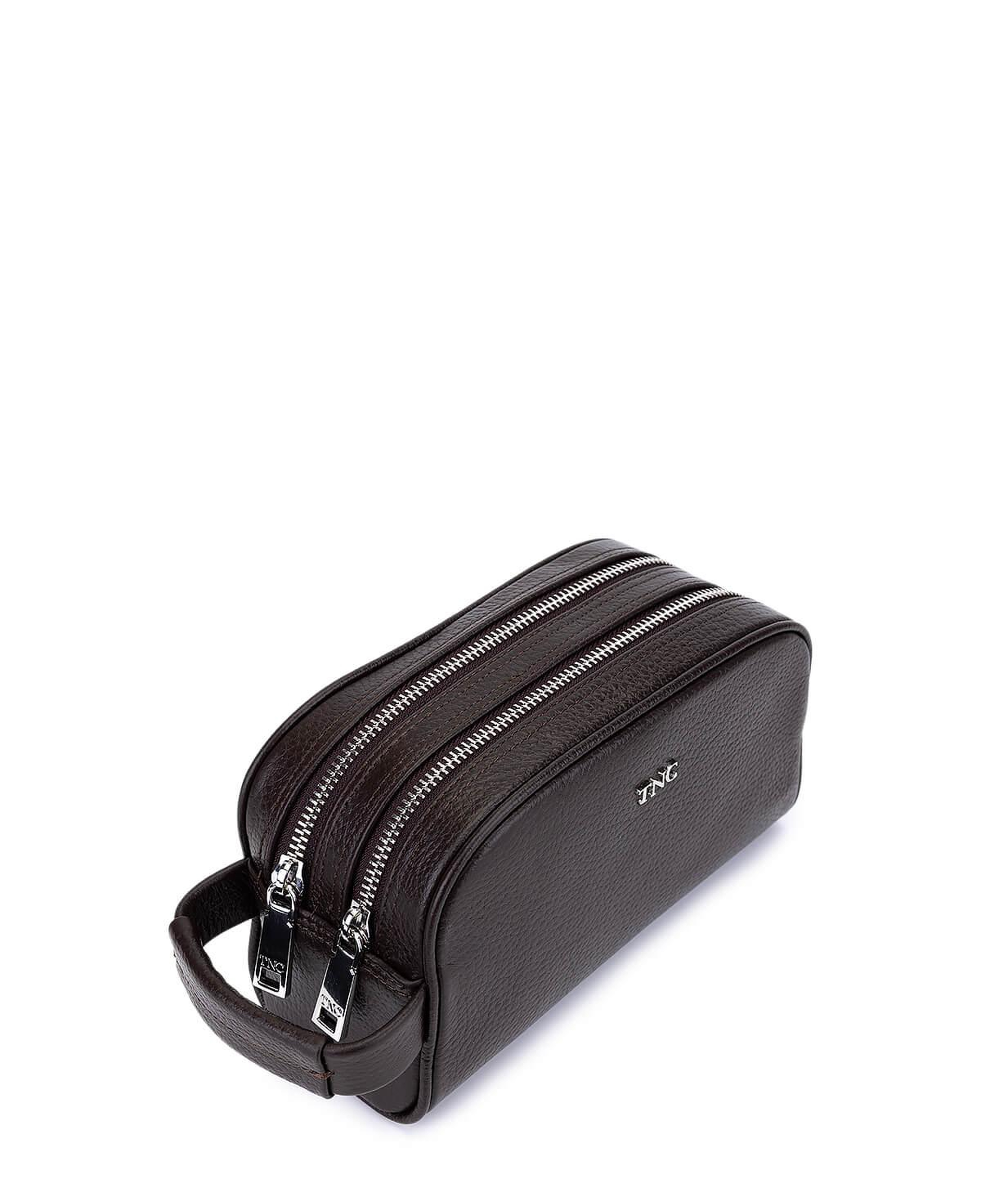 Tamer Tanca Erkek Hakiki Deri Kahverengi El Çantası