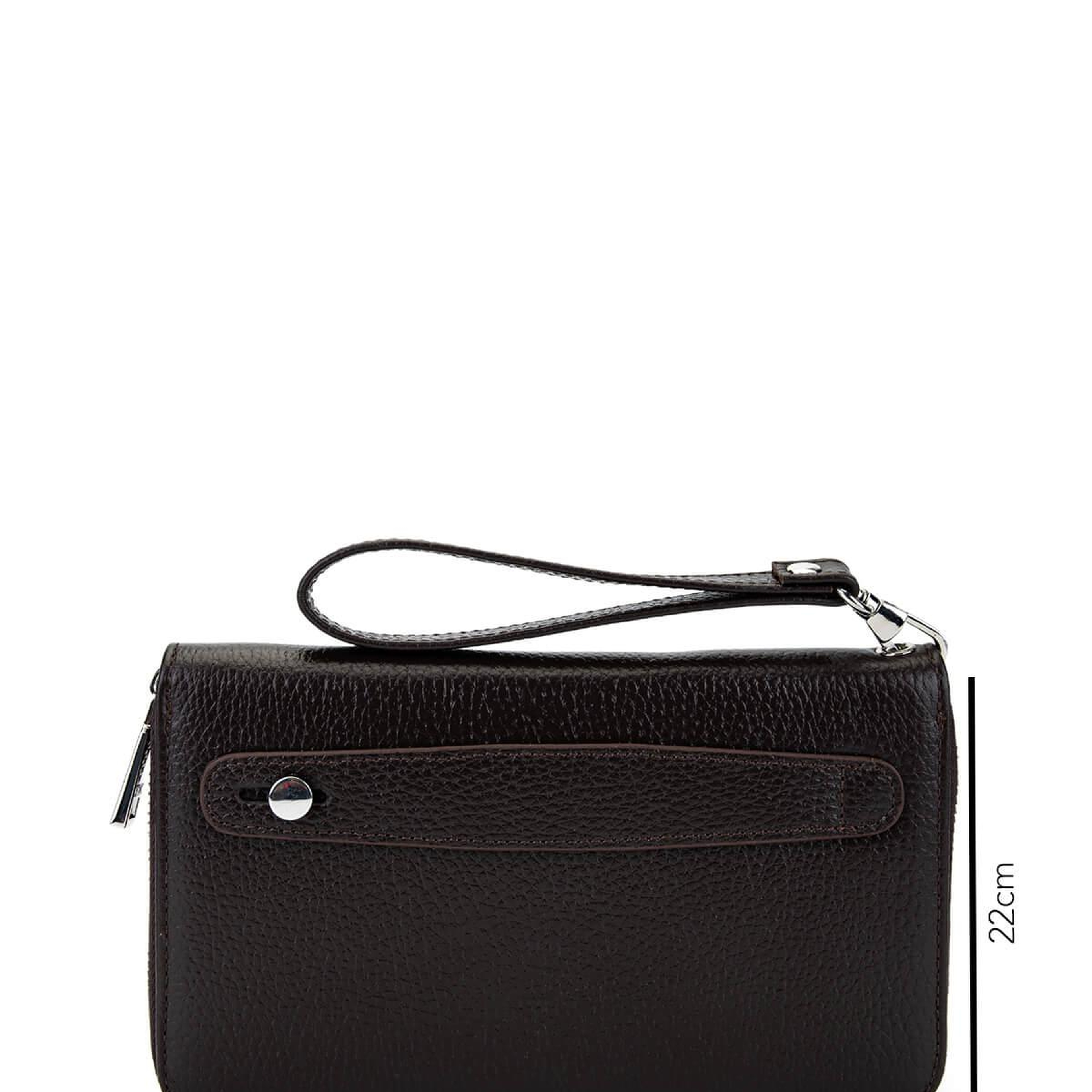 Tamer Tanca Erkek Hakiki Deri Kahverengi El Çantası