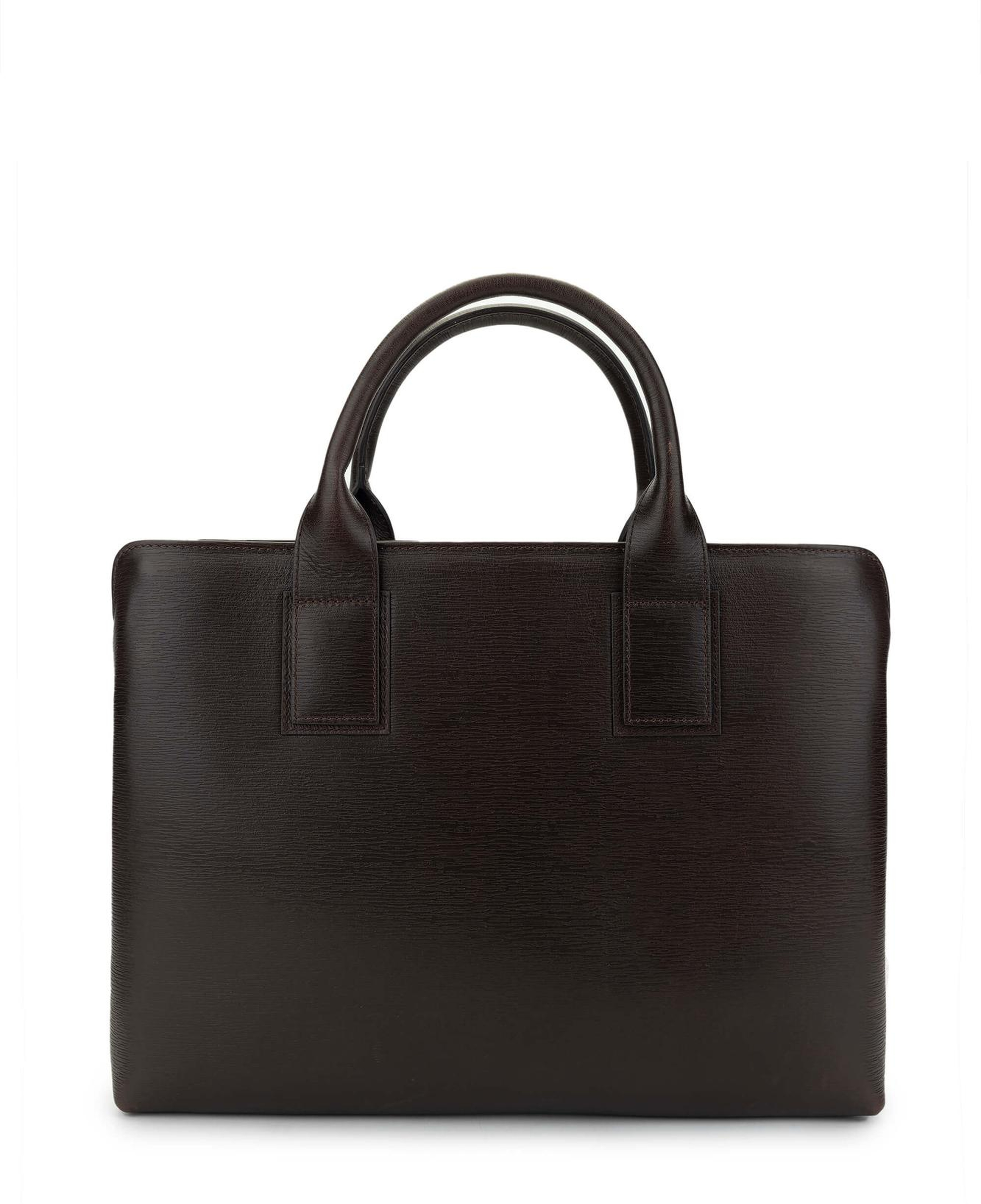 Tamer Tanca Erkek Hakiki Deri Kahverengi Evrak Çantası