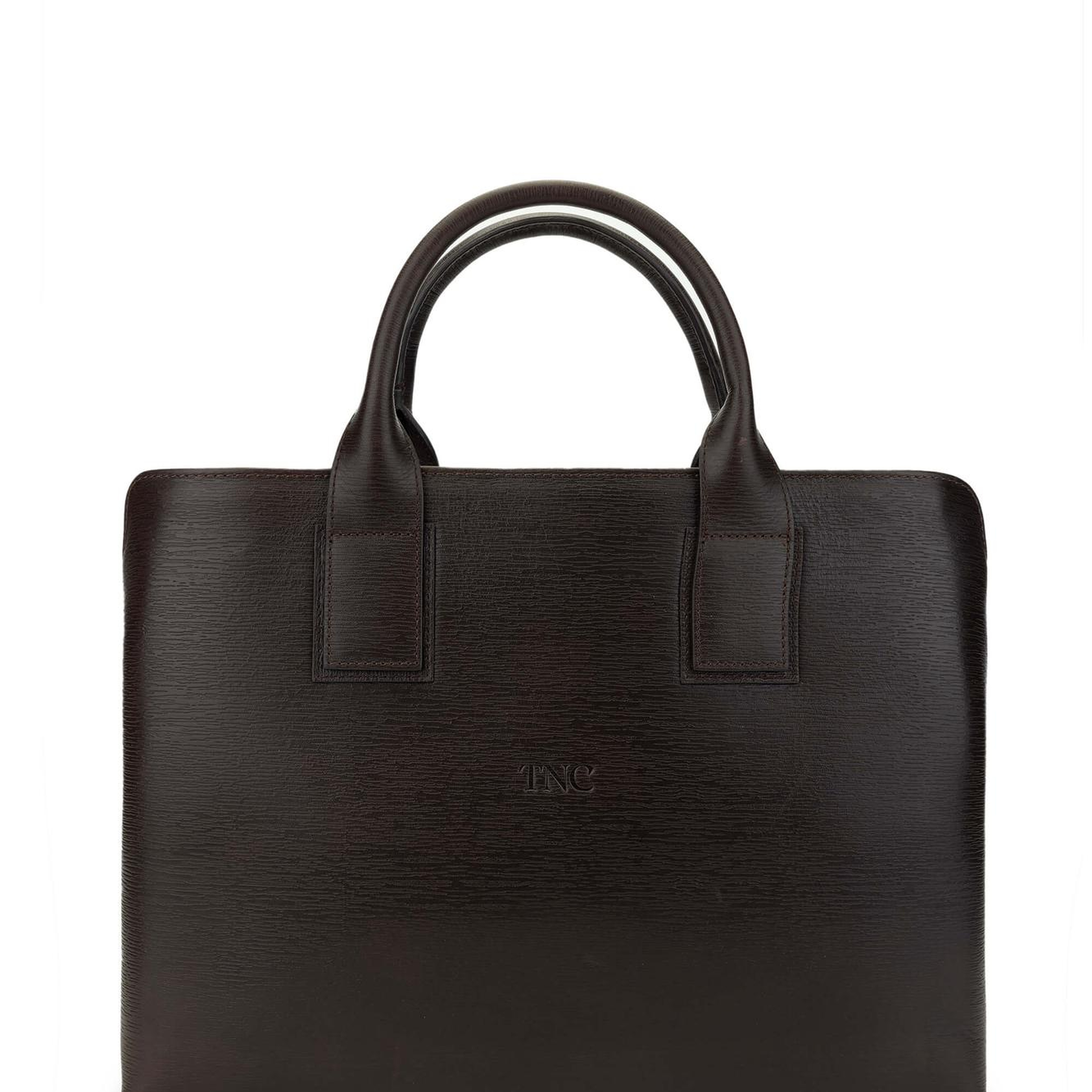 Tamer Tanca Erkek Hakiki Deri Kahverengi Evrak Çantası