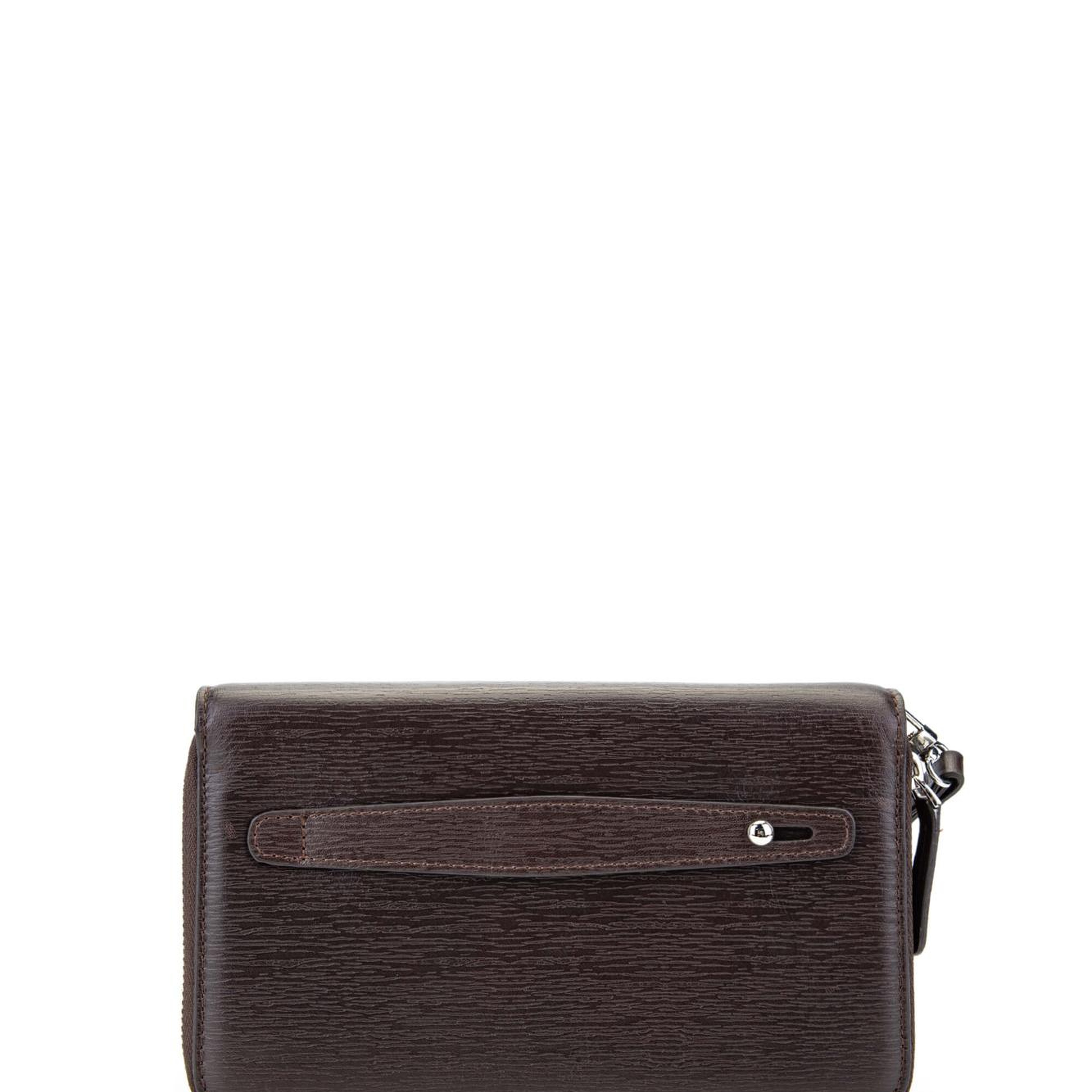 Tamer Tanca Erkek Hakiki Deri Kahverengi El Çantası