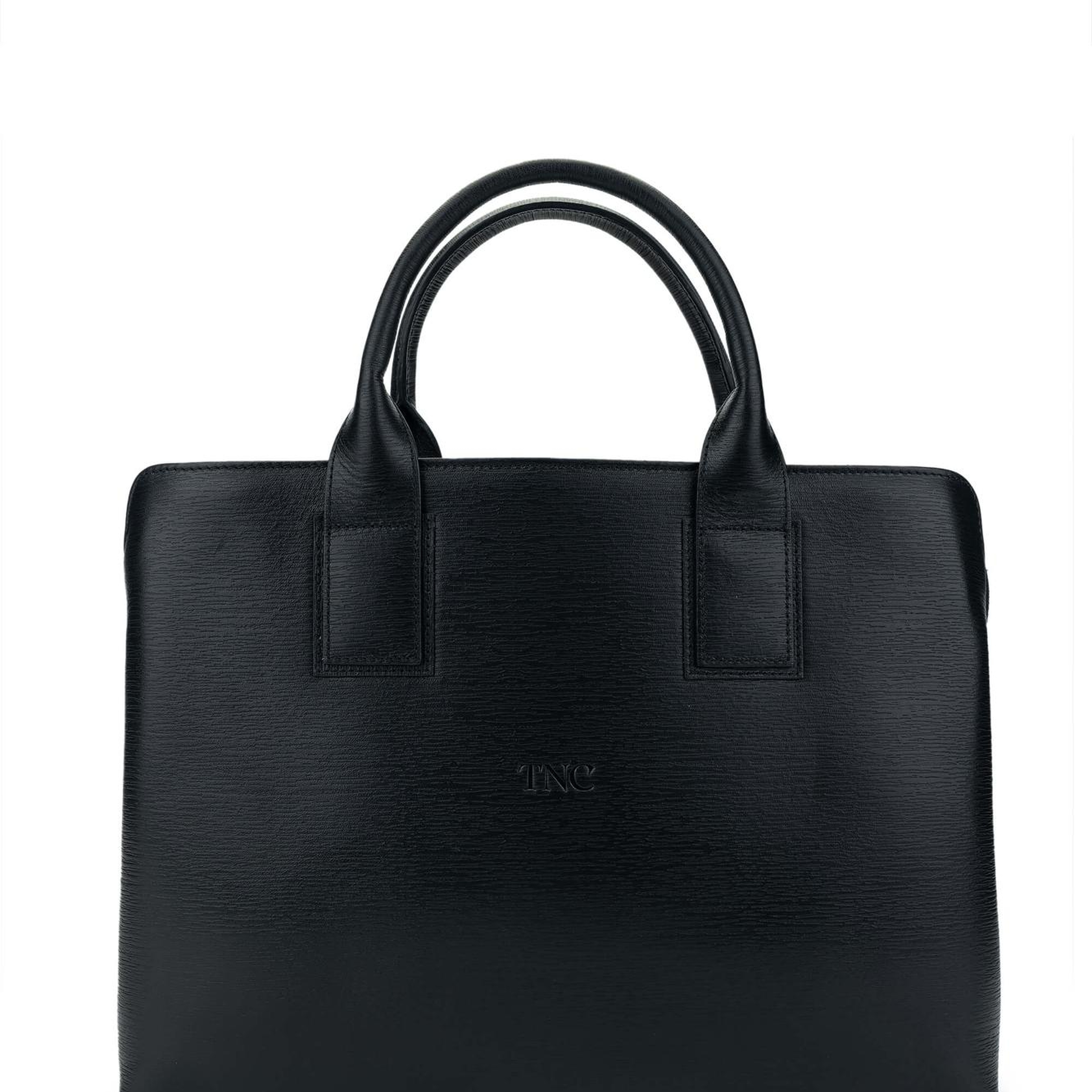 Tamer Tanca Erkek Hakiki Deri Siyah Evrak Çantası